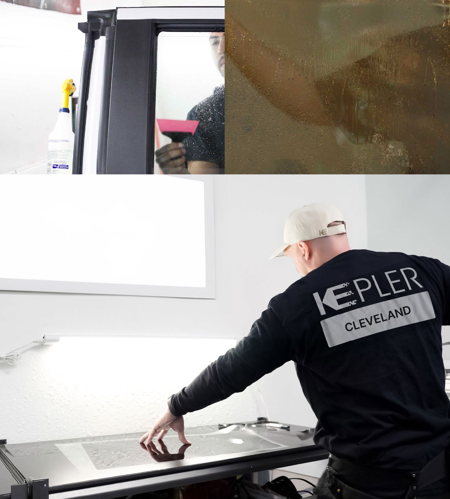 Window Tinting Specialist Cutting Film in Cleveland, Mississippi