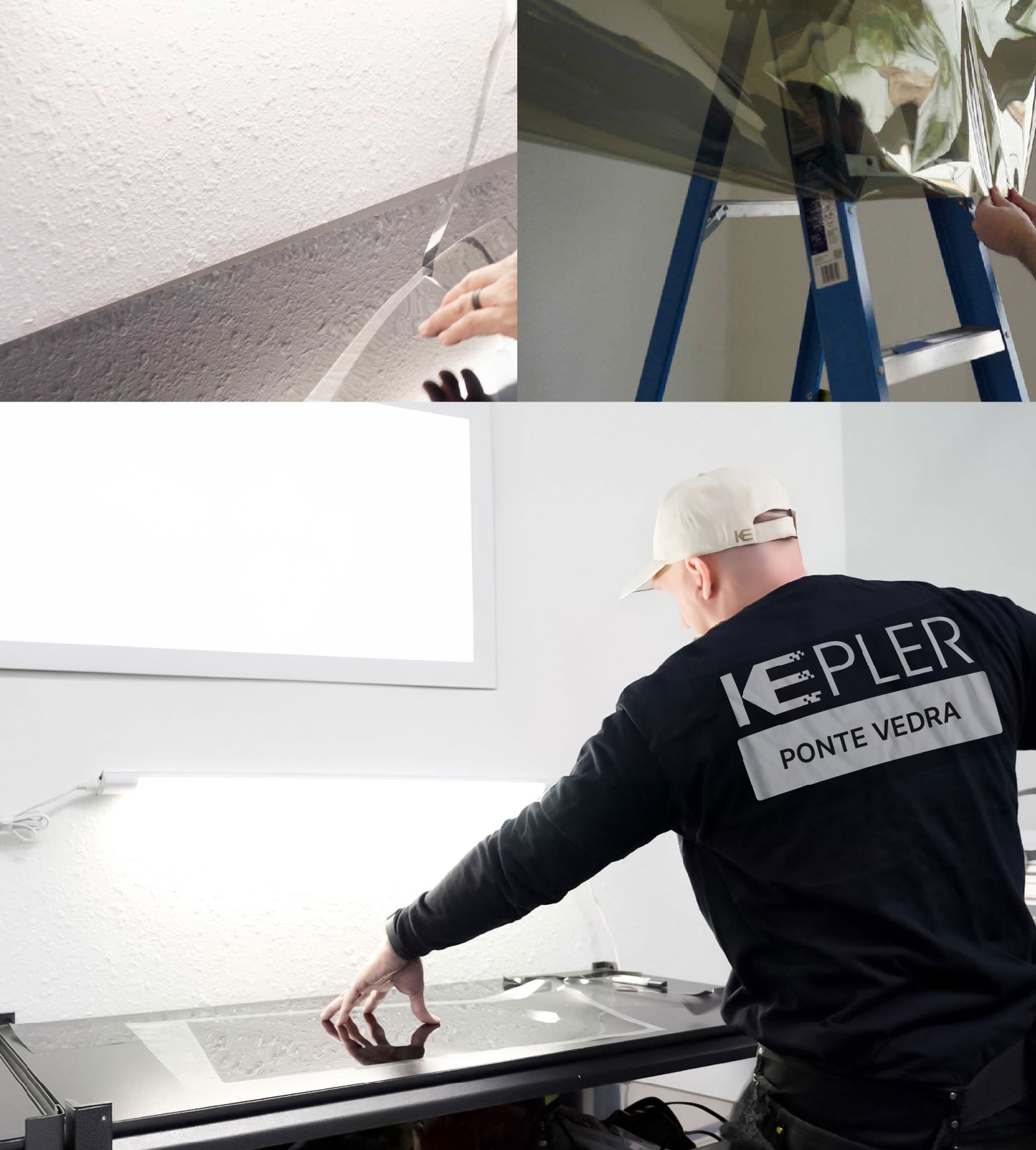 Window Tinting Specialist Cutting Film in Ponte Vedra, Florida