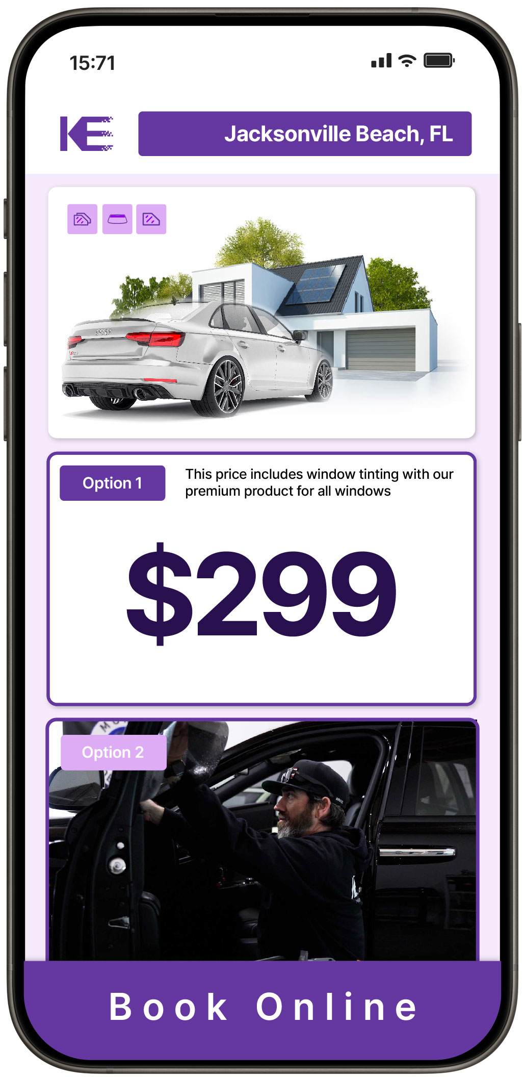 View Affordable Tesla Window Tinting Costs in Eustis, Florida