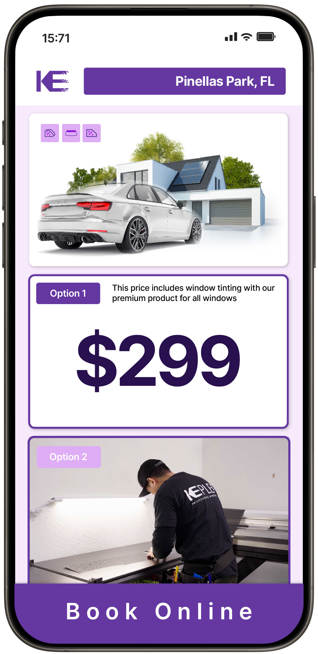 View Competitive Window Tinting Prices in Pinellas Park, Florida