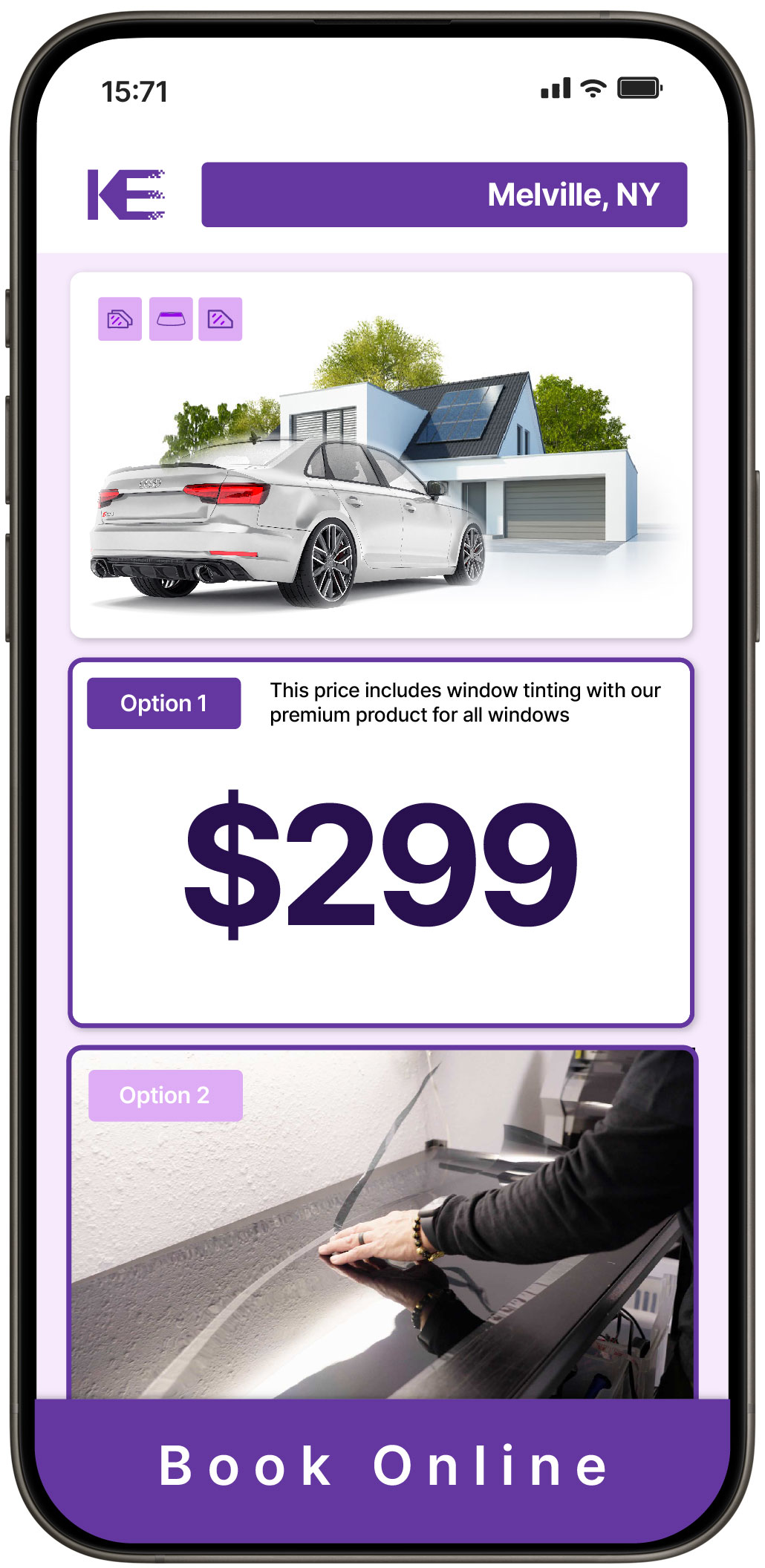View Competitive Window Tinting Prices in Melville, New York