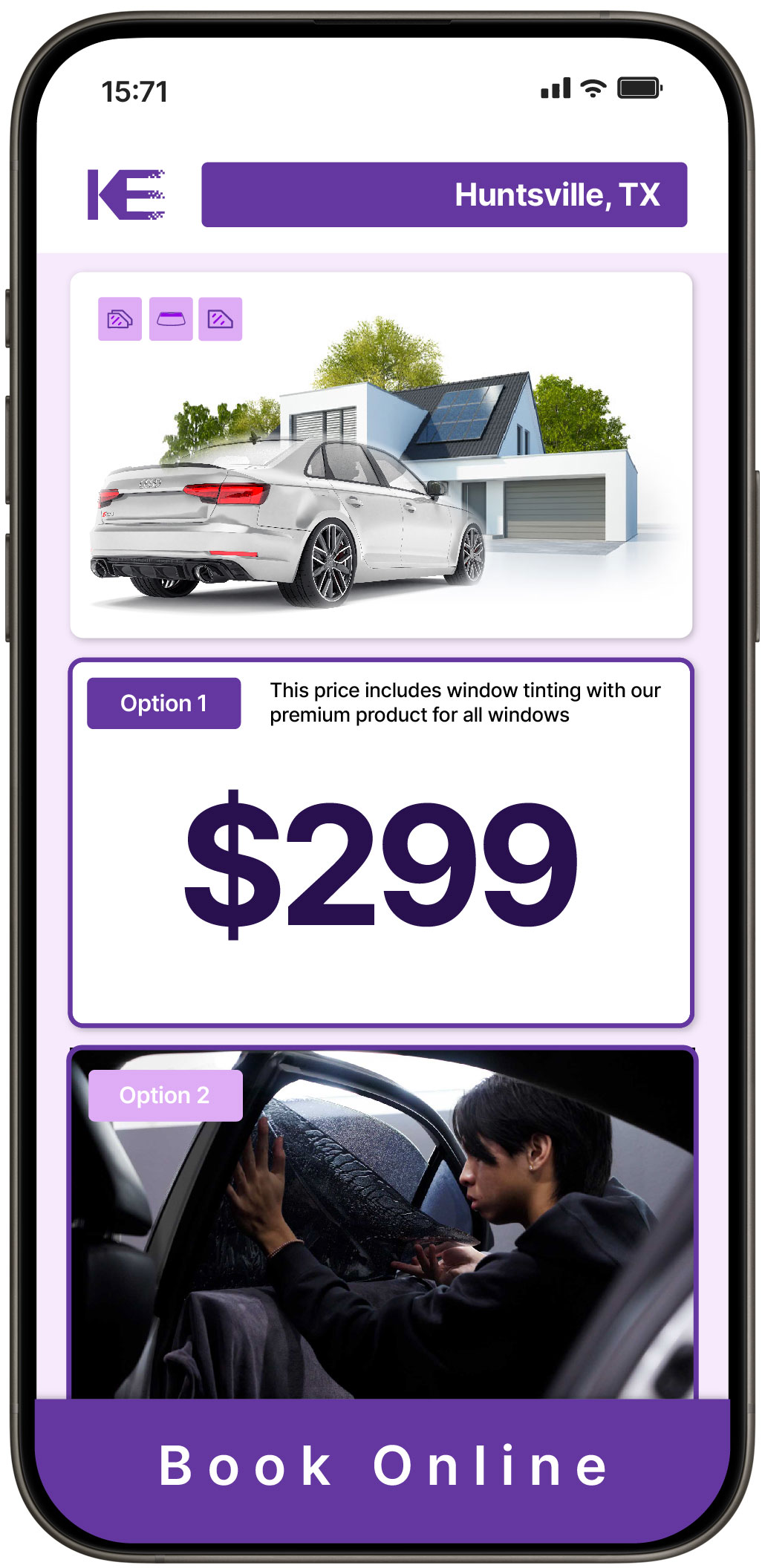 View Competitive Window Tinting Prices in Huntsville, Texas