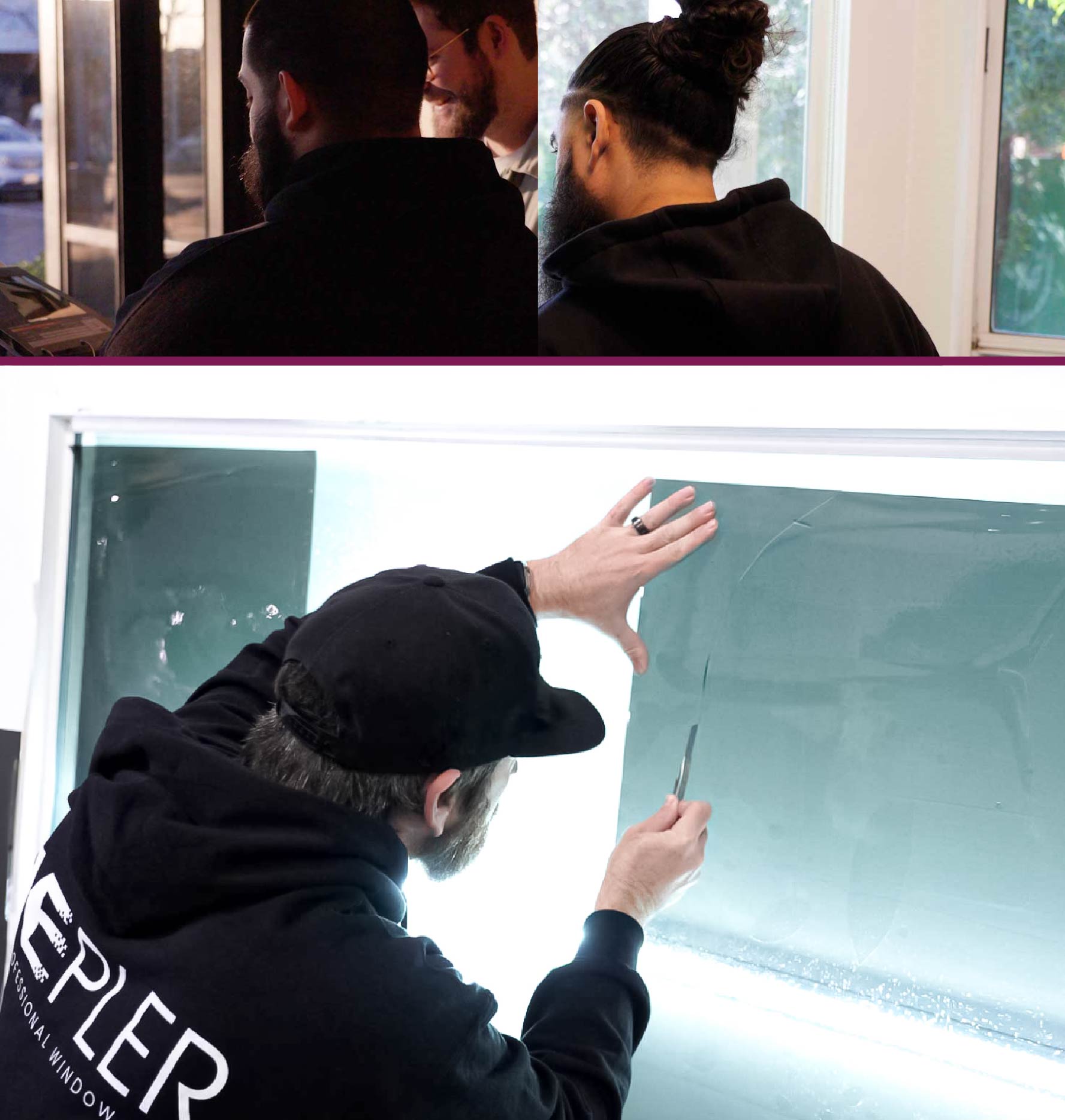 Window Tinting Specialist Cutting Film in Minnesota
