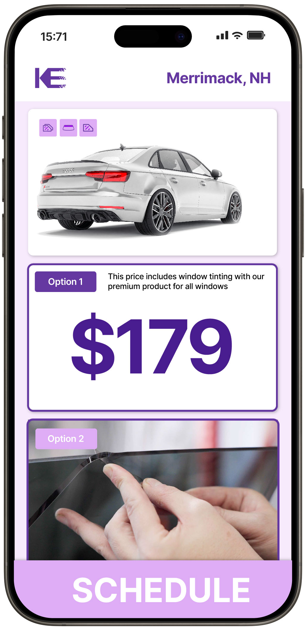 View Affordable Car Window Tinting Costs in Merrimack, New Hampshire