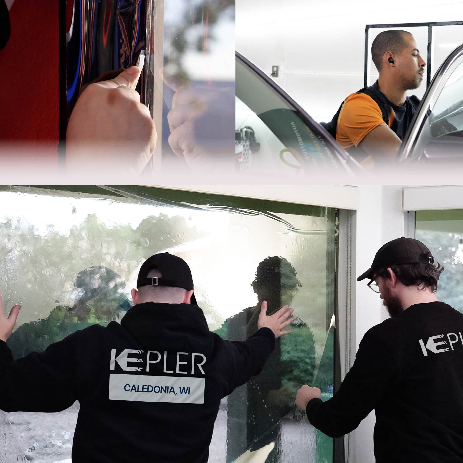 Kepler Specialist Performing Commercial Window Tinting in Caledonia Caledonia