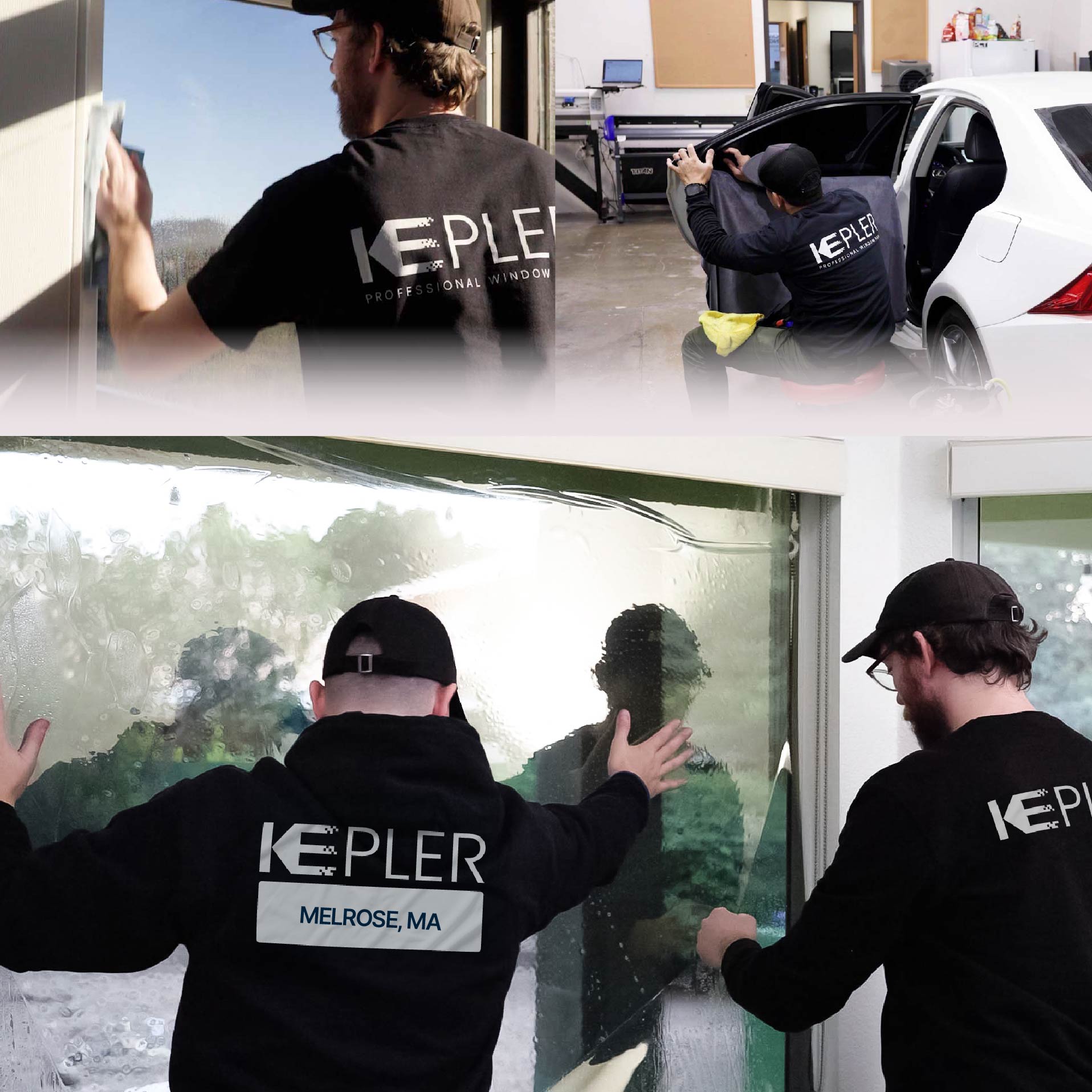 Kepler Specialist Performing Commercial Window Tinting in Melrose Melrose