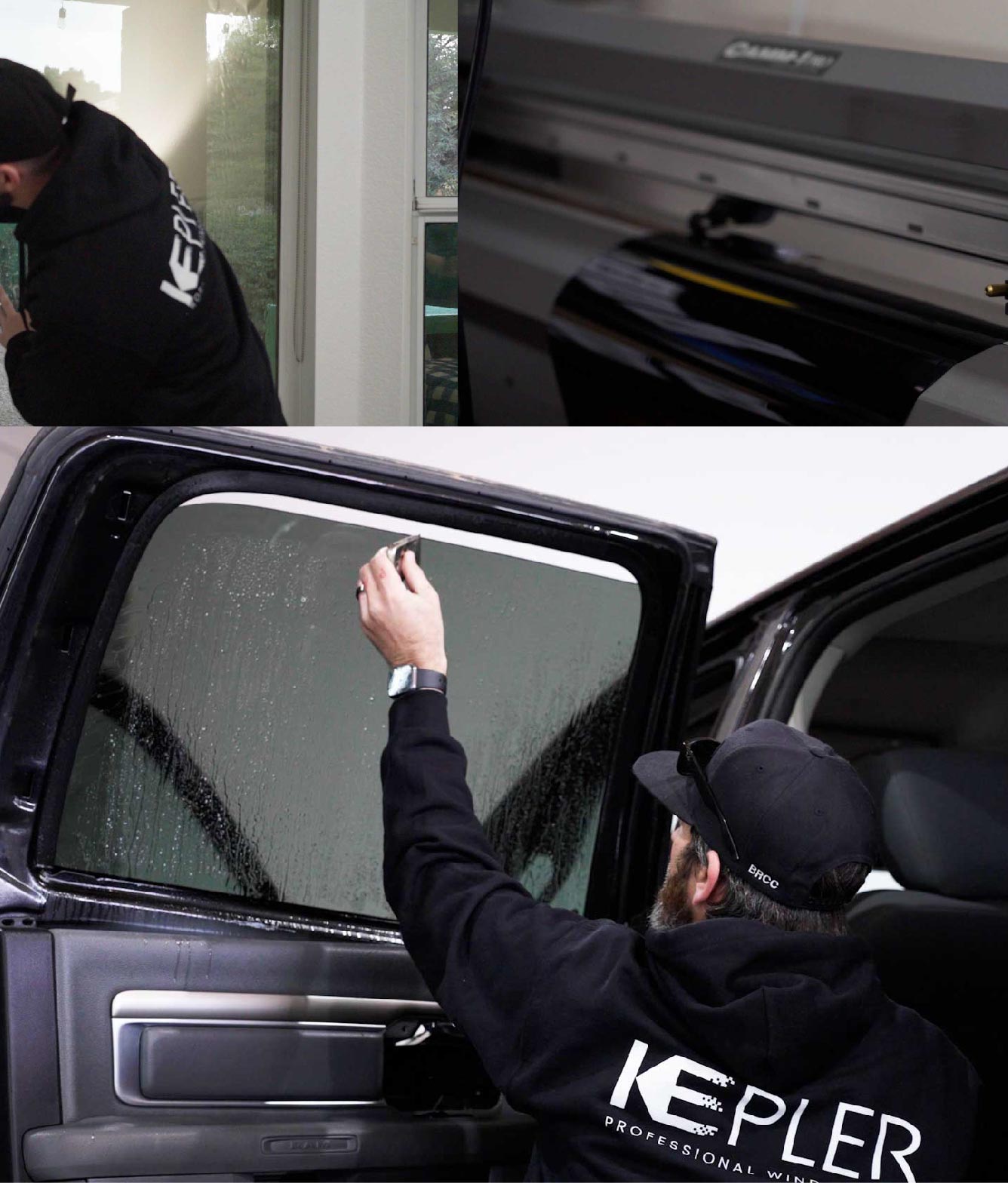 Kepler Window Tinting Specialists at Work in Englewood, New Jersey