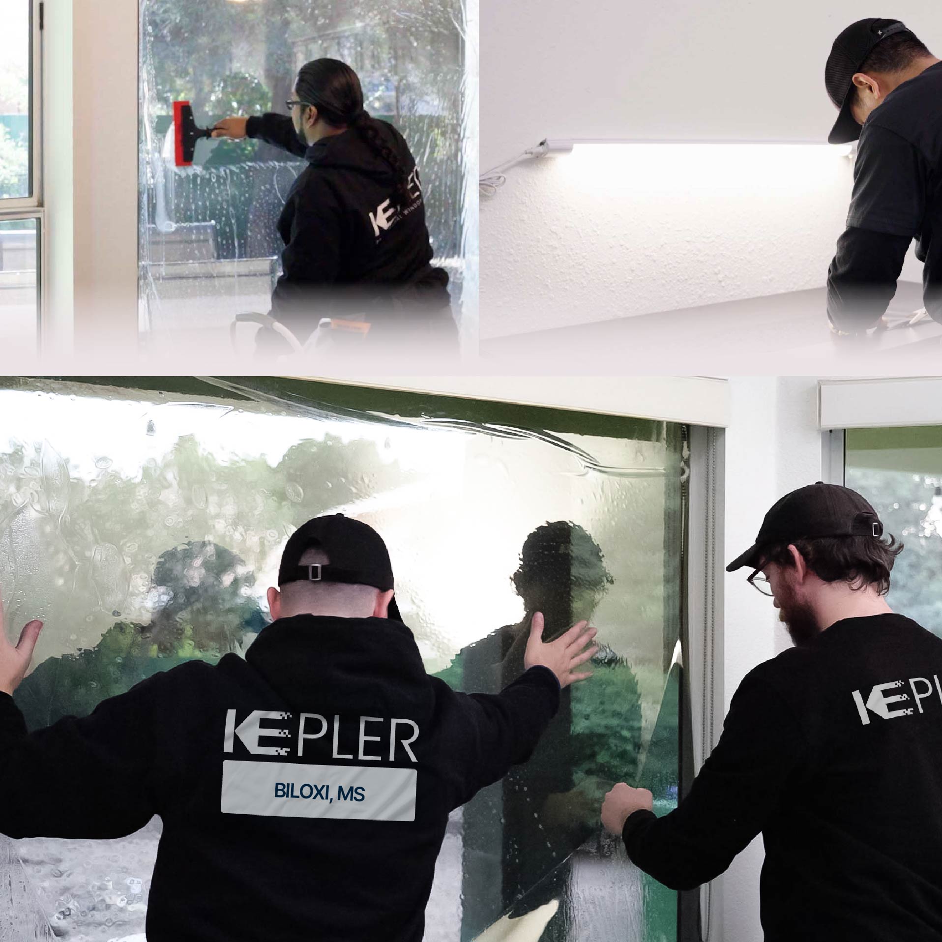 Kepler Specialist Performing Commercial Window Tinting in Biloxi Biloxi
