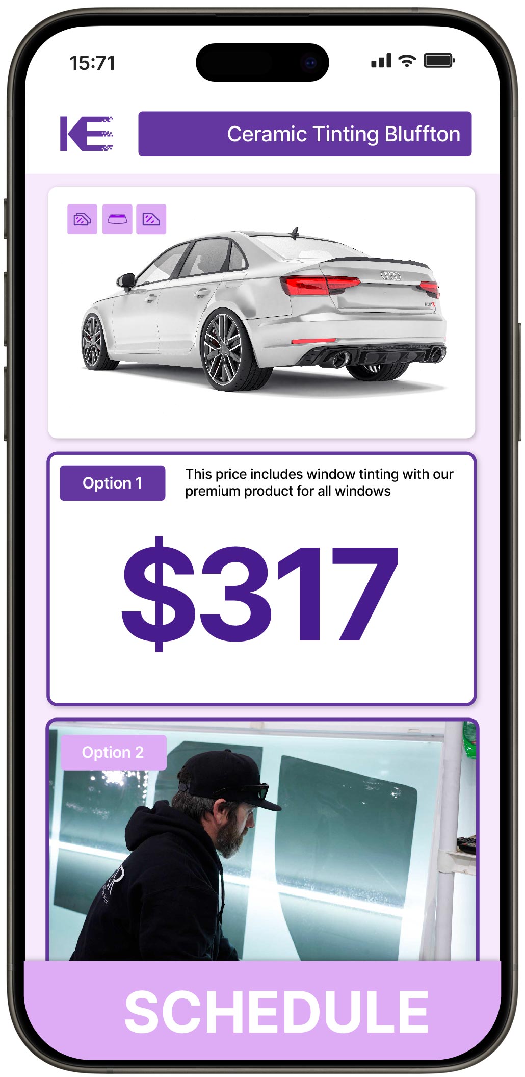 View Competitive Ceramic Window Tinting Rates in Bluffton, South Carolina