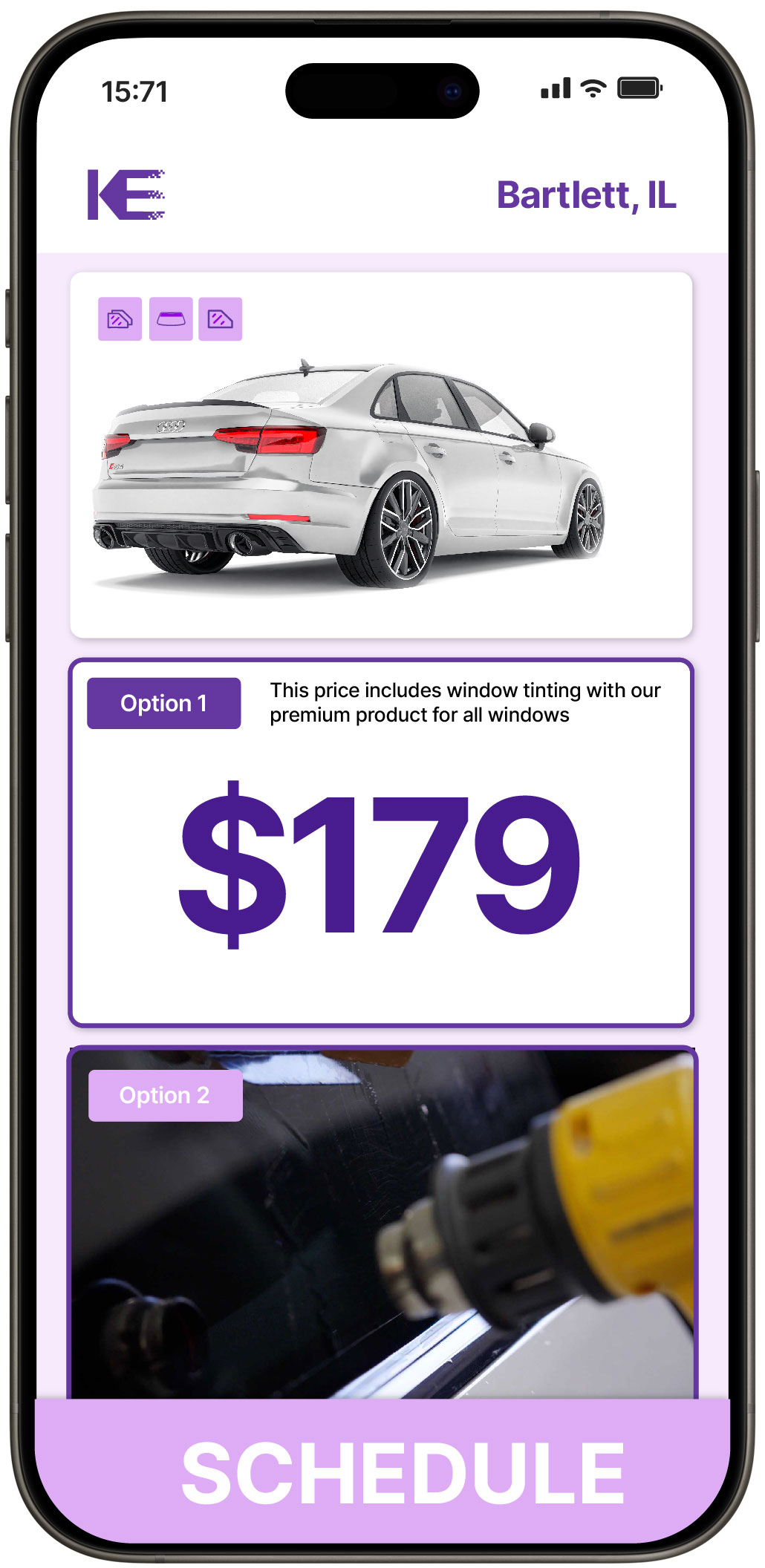 View Reasonable Car Window Tinting Costs in Bartlett, Illinois