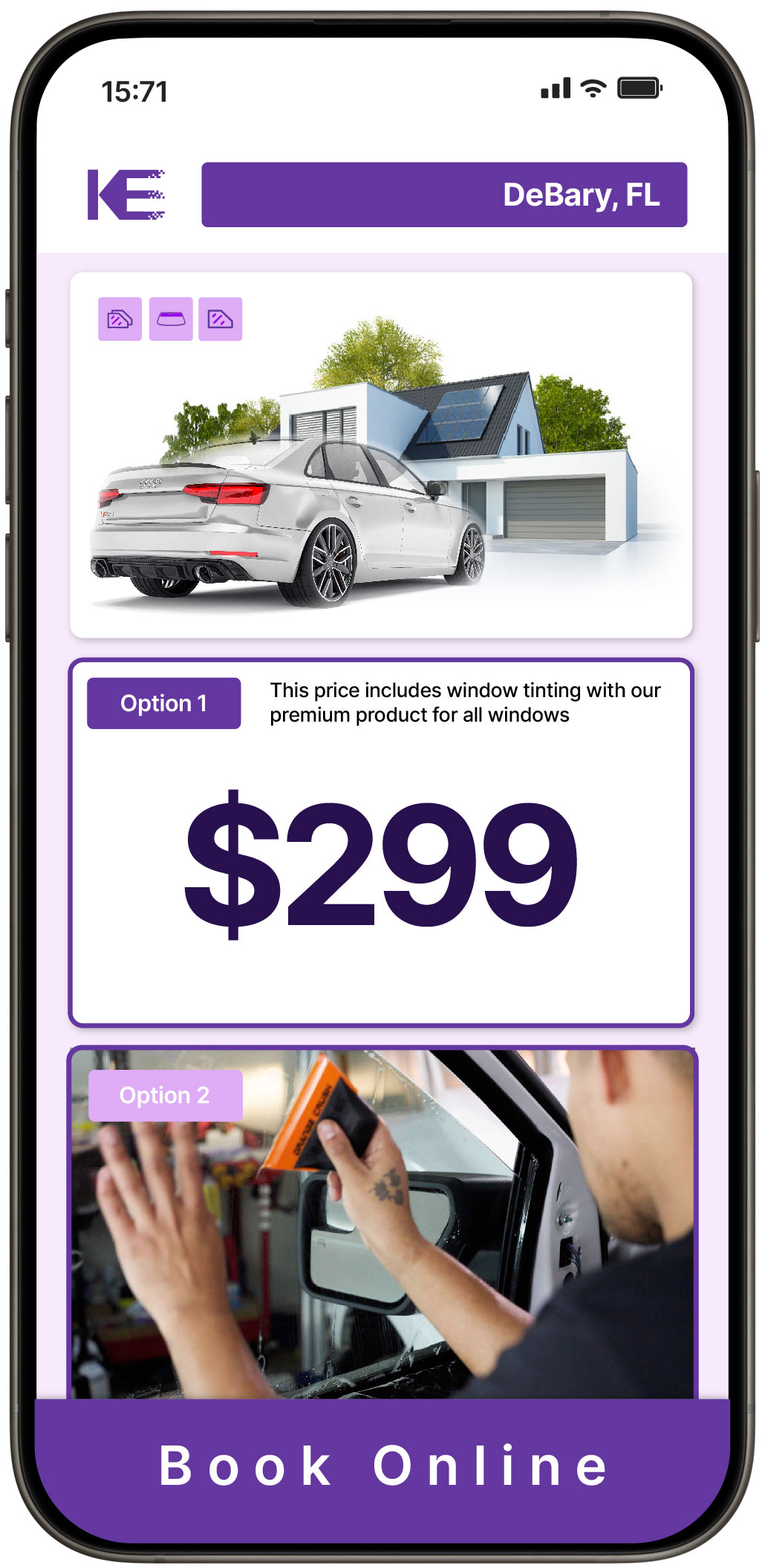 View Reasonable Tesla Window Tinting Rates in West Palm Beach, Florida