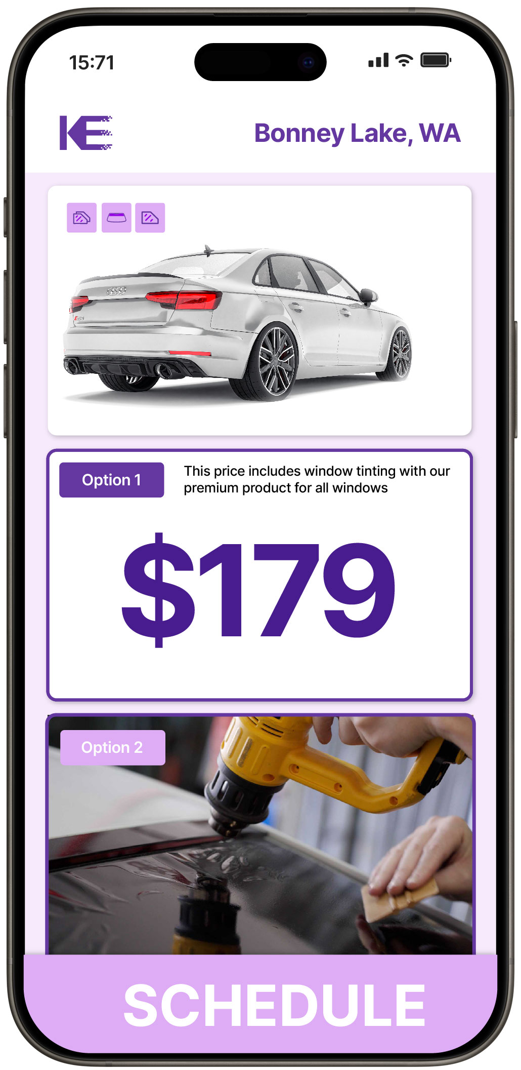 View Affordable Car Window Tinting Prices in Bonney Lake, Washington
