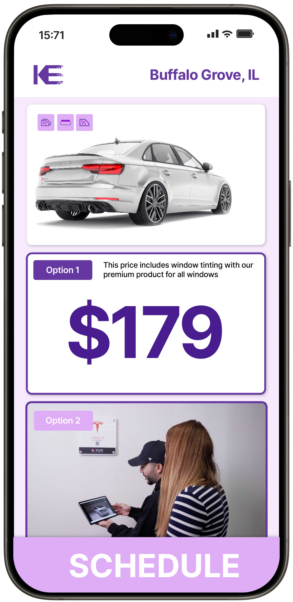 View Affordable Car Window Tinting Rates in Buffalo Grove, Illinois