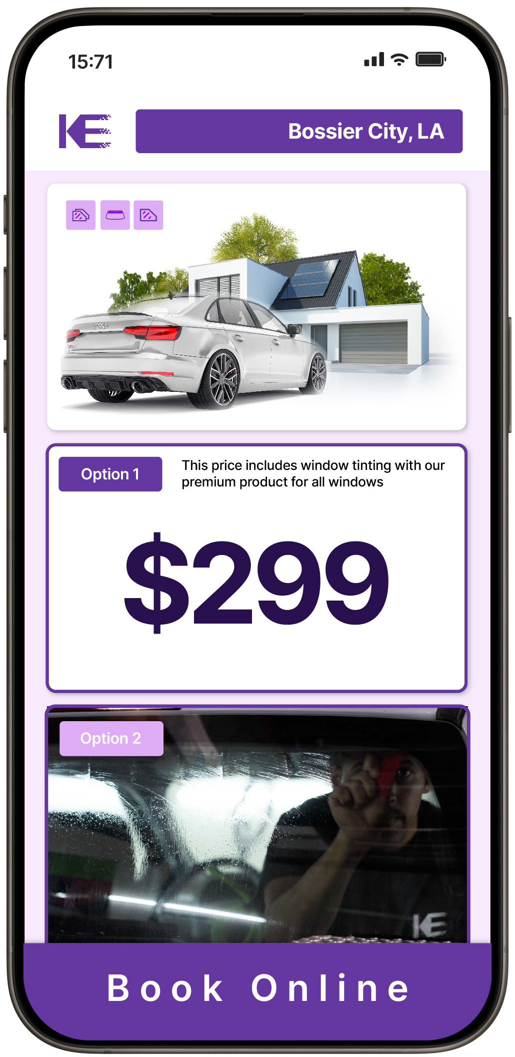 View Competitive Window Tinting Prices in Bossier City, Louisiana
