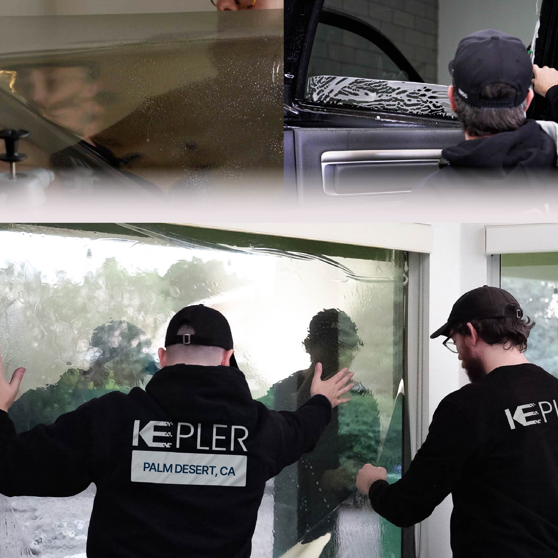 Kepler Specialist Performing Commercial Window Tinting in Palm Desert Palm Desert