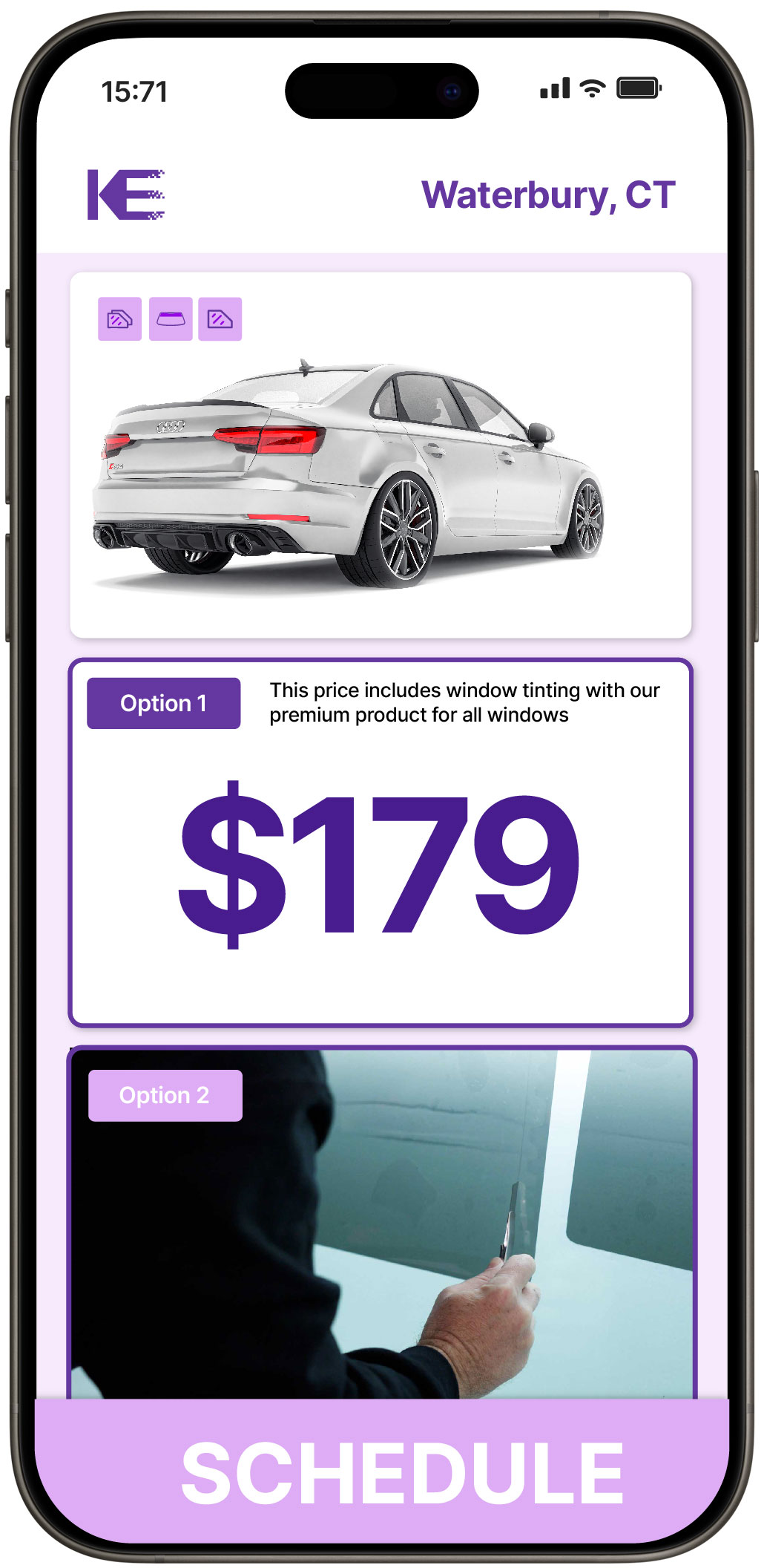 View Affordable Car Window Tinting Prices in Waterbury, Connecticut