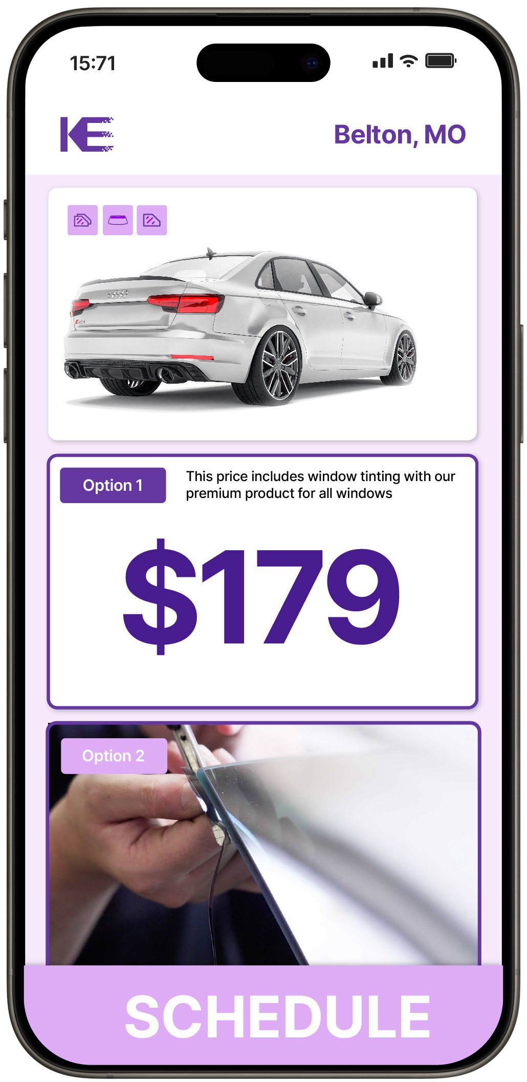 View Competitive Car Window Tinting Prices in Belton, Missouri