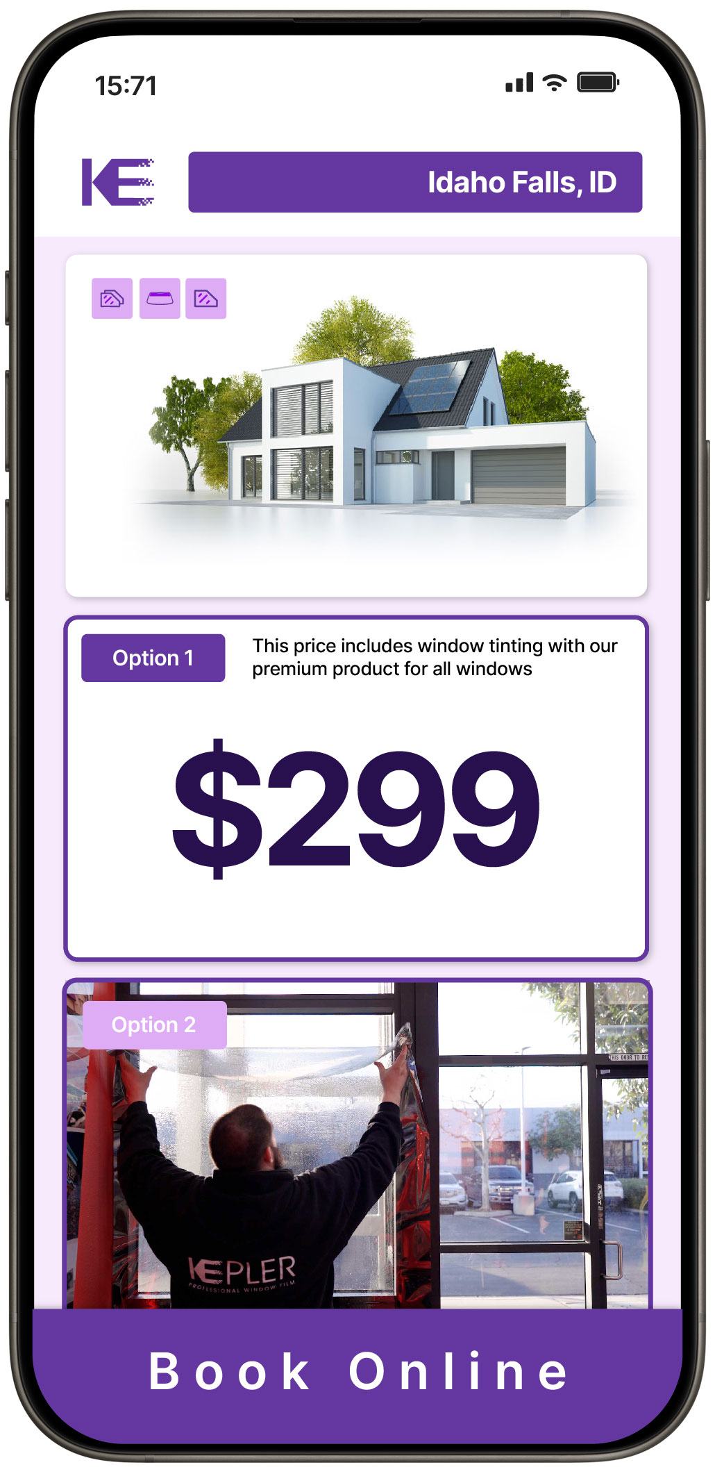 View Competitive Home Window Tinting Prices in Idaho Falls, Idaho
