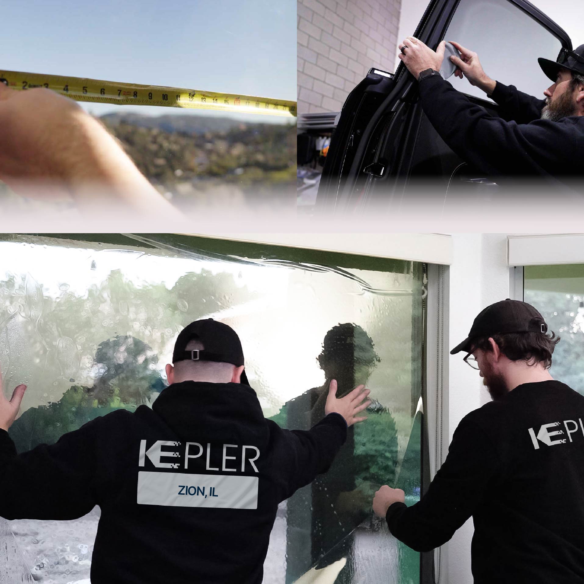 Kepler Specialist Performing Commercial Window Tinting in Zion Zion