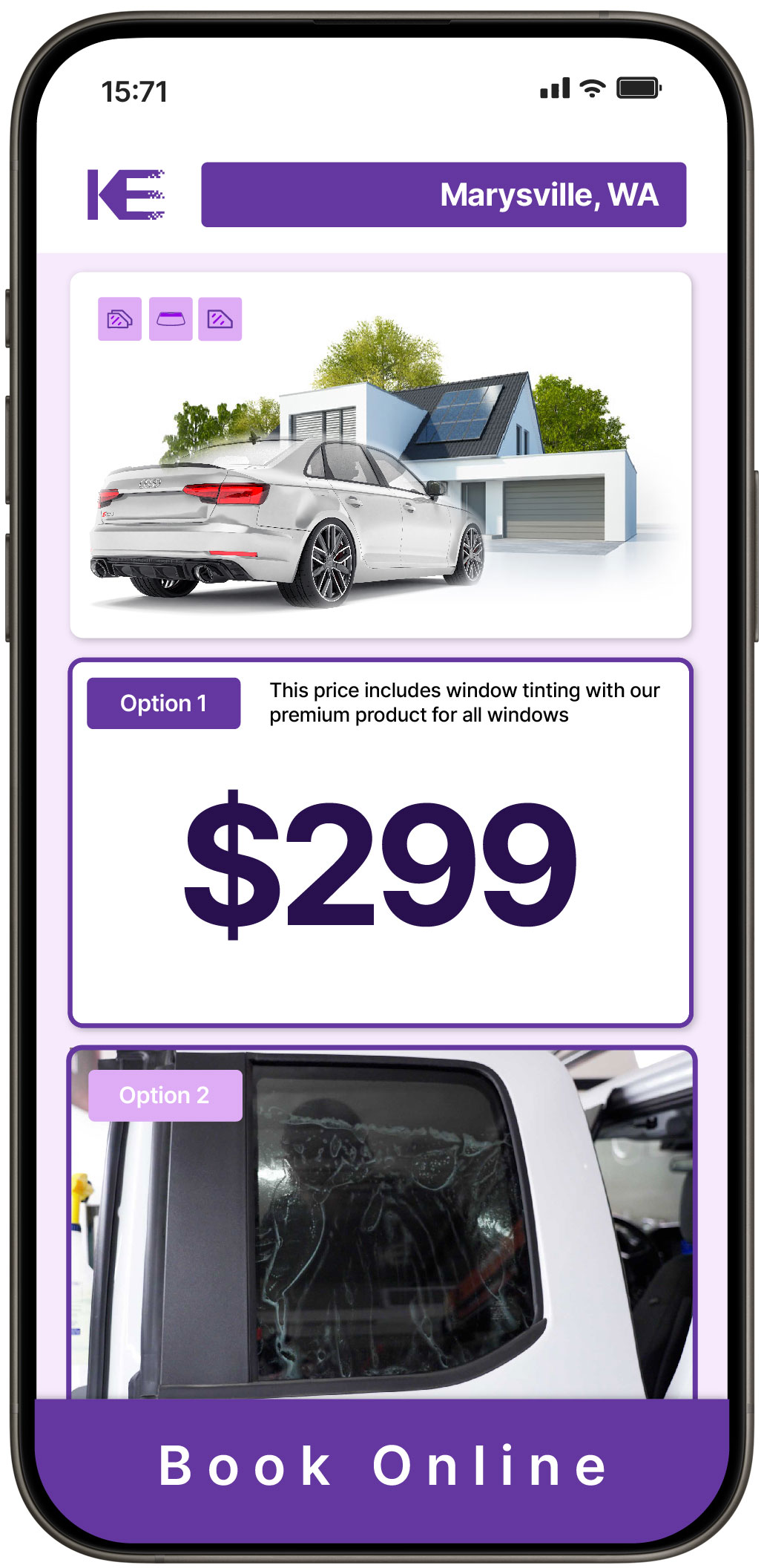 View Competitive Window Tinting Prices in Marysville, Washington