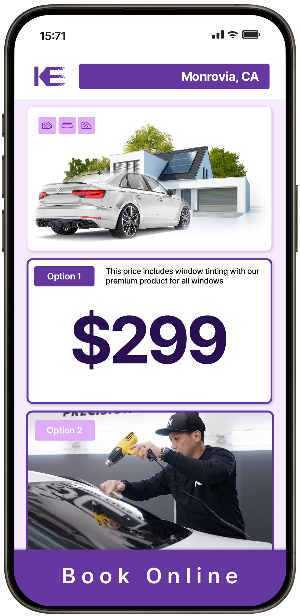 View Competitive Window Tinting Prices in Monrovia, California