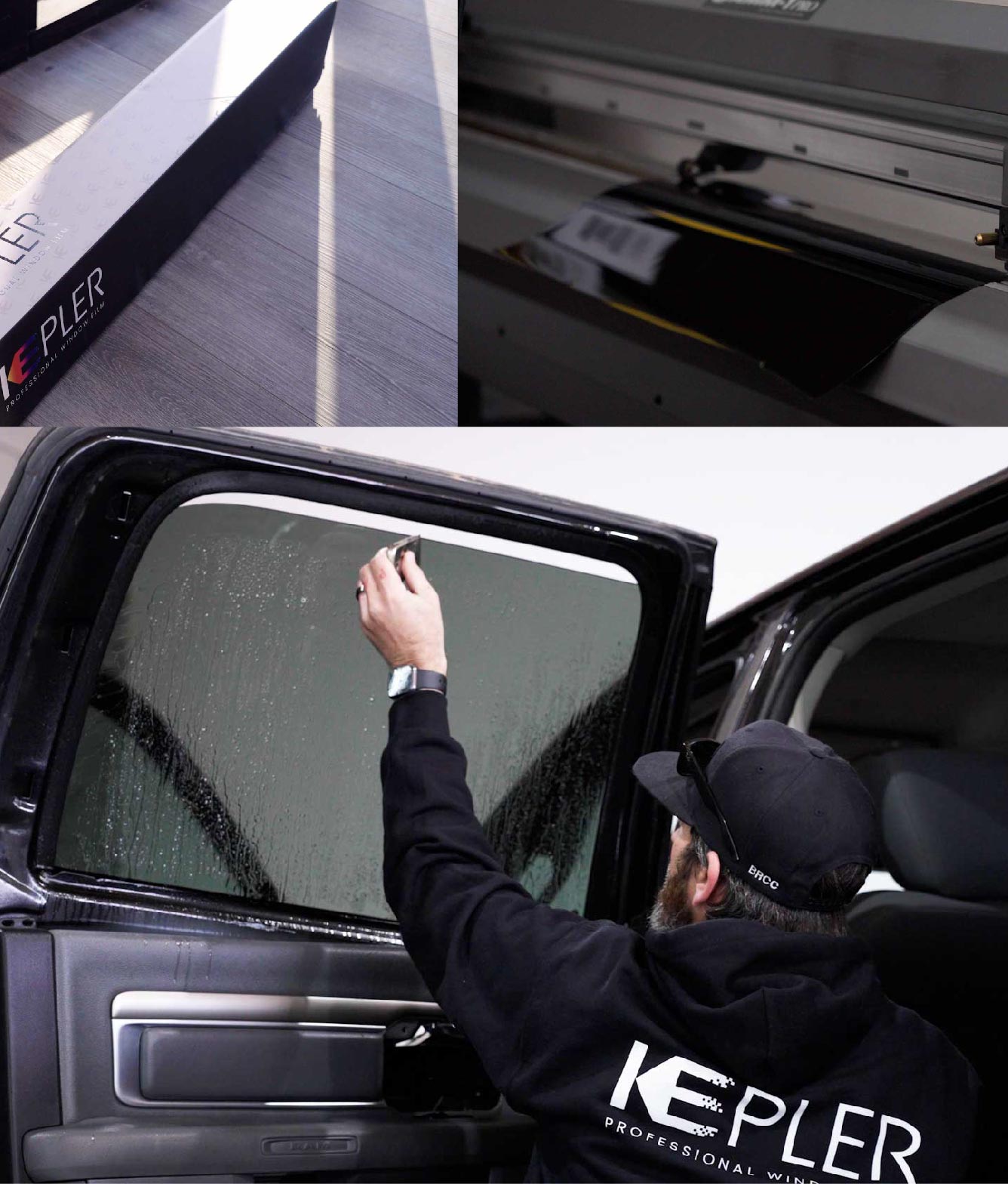 Kepler Window Tinting Specialists at Work in Northampton, Massachusetts