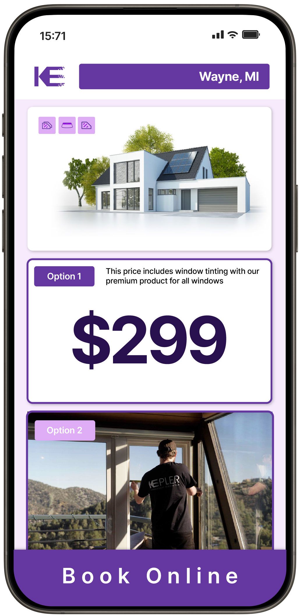 View Affordable Home Window Tinting Rates in Wayne, Michigan