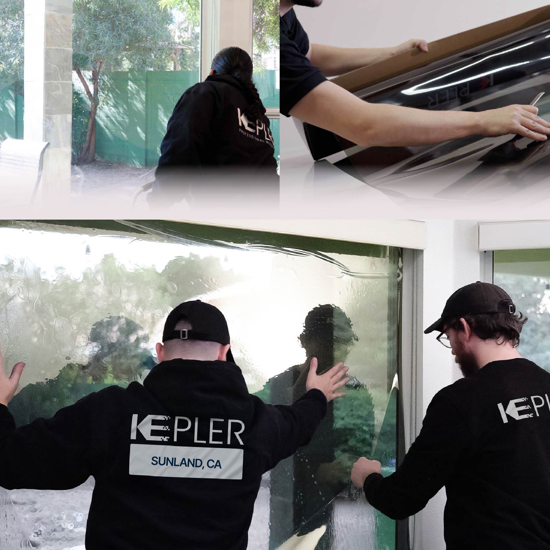 Kepler Specialist Performing Commercial Window Tinting in Sunland Sunland