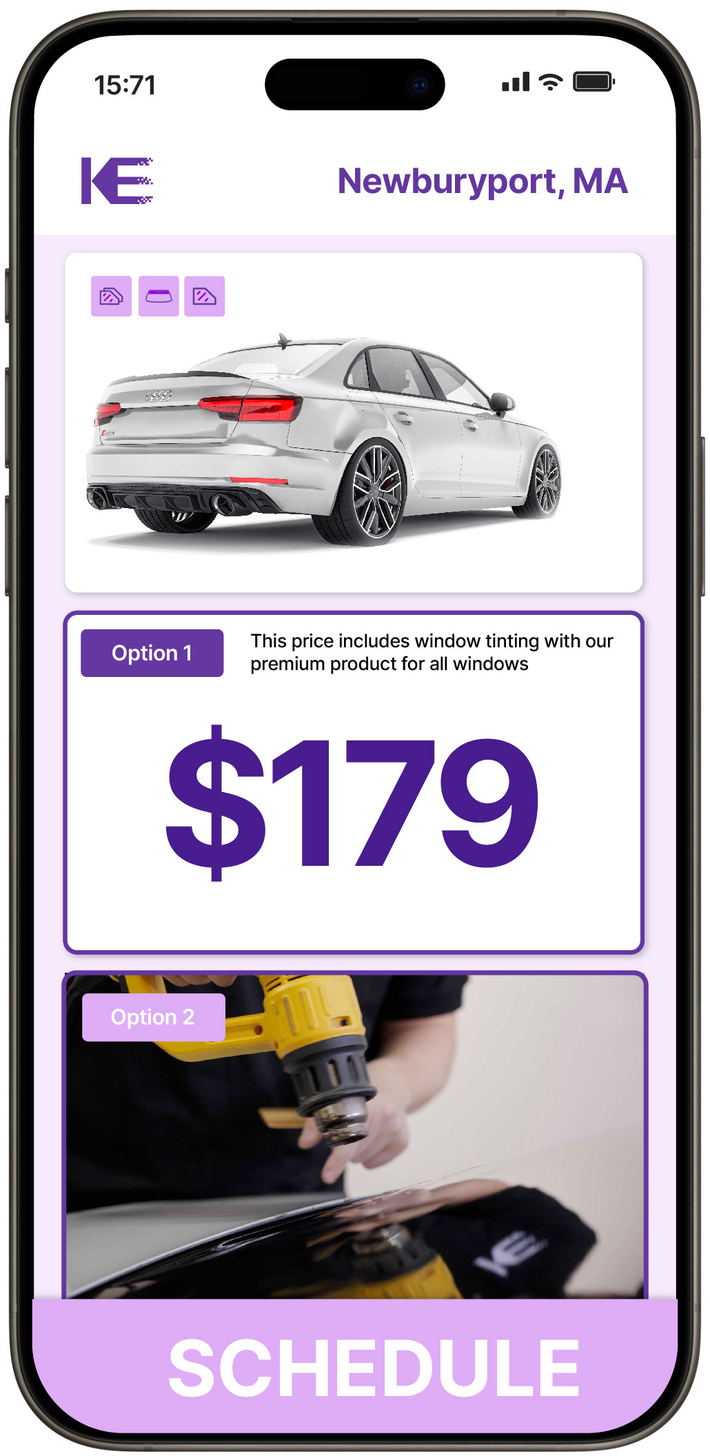 View Affordable Car Window Tinting Costs in Newburyport, Massachusetts