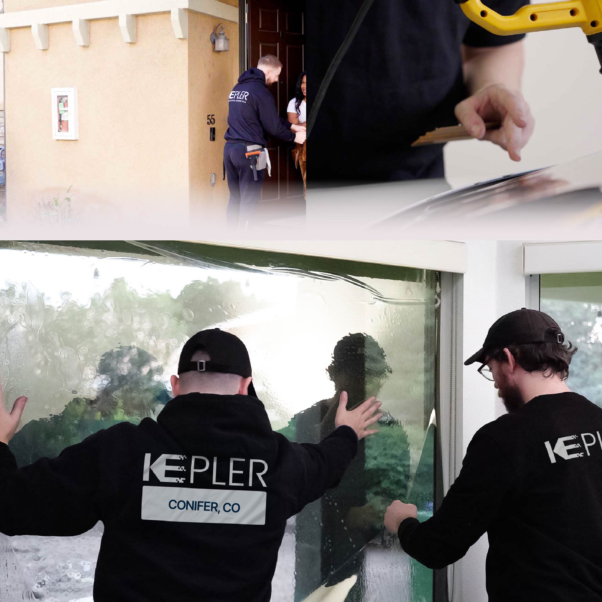 Kepler Specialist Performing Commercial Window Tinting in Conifer Conifer