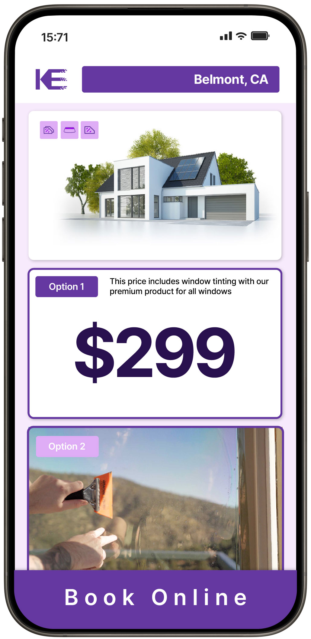 View Competitive Home Window Tinting Rates in Belmont, California