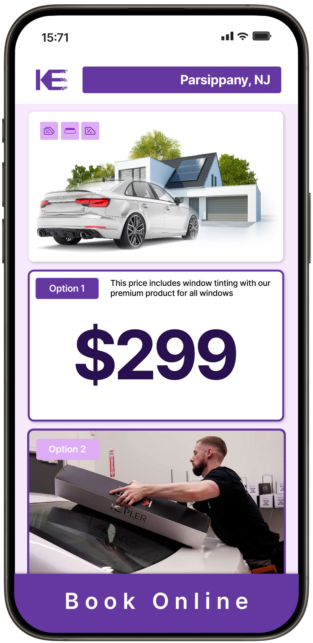 View Competitive Window Tinting Prices in Parsippany, New Jersey