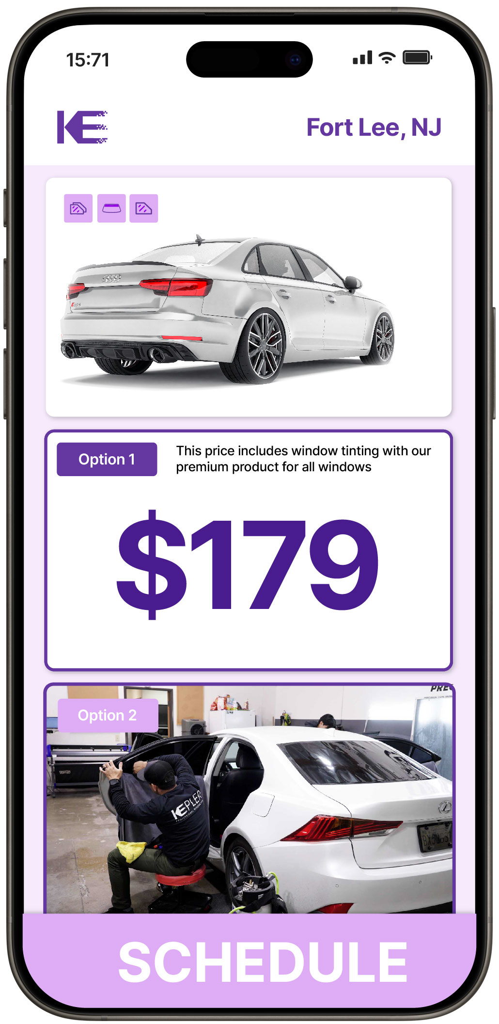 View Competitive Car Window Tinting Rates in Fort Lee, New Jersey