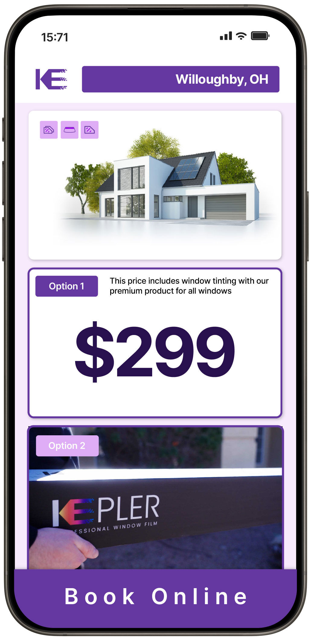 View Affordable Home Window Tinting Prices in Willoughby, Ohio
