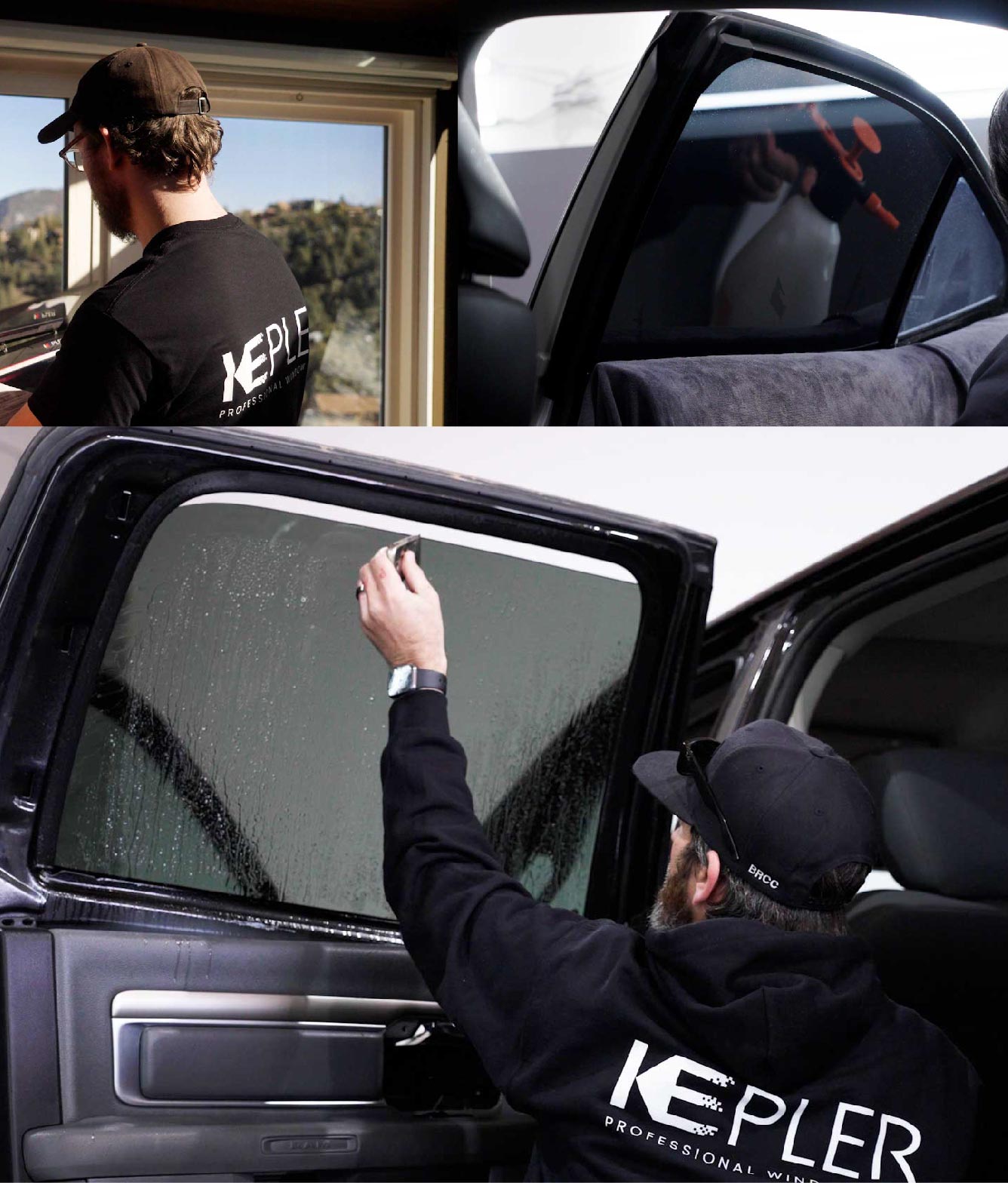 Kepler Window Tinting Specialists at Work in Baldwin Place, New York