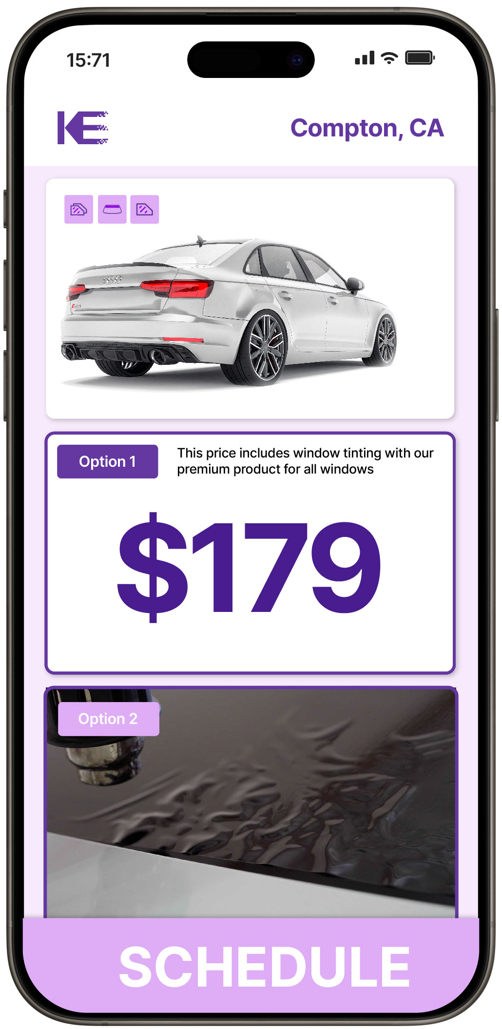 View Reasonable Car Window Tinting Prices in Compton, California