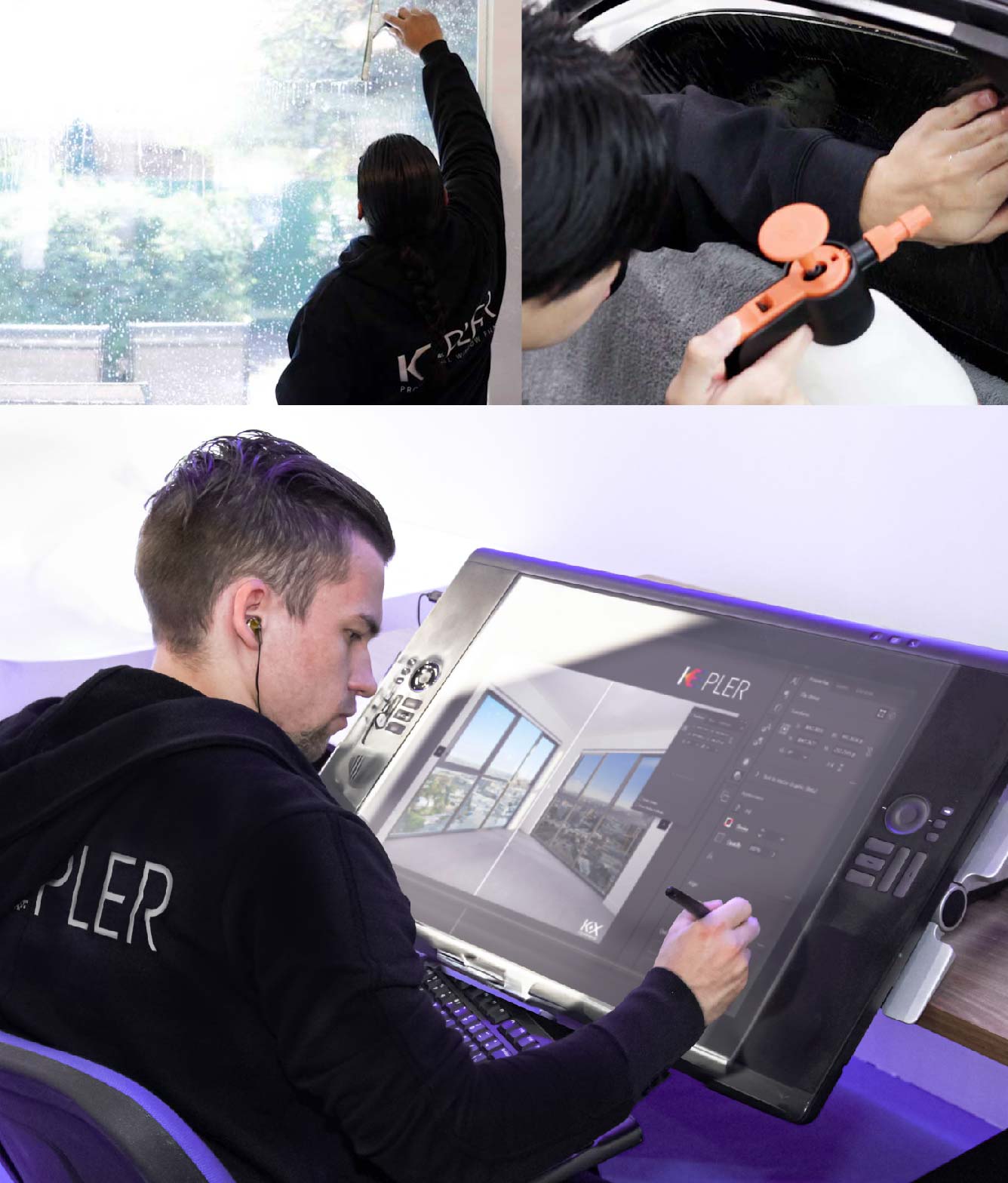 Kepler Specialist Performing Commercial Window Tinting in Richmond Richmond