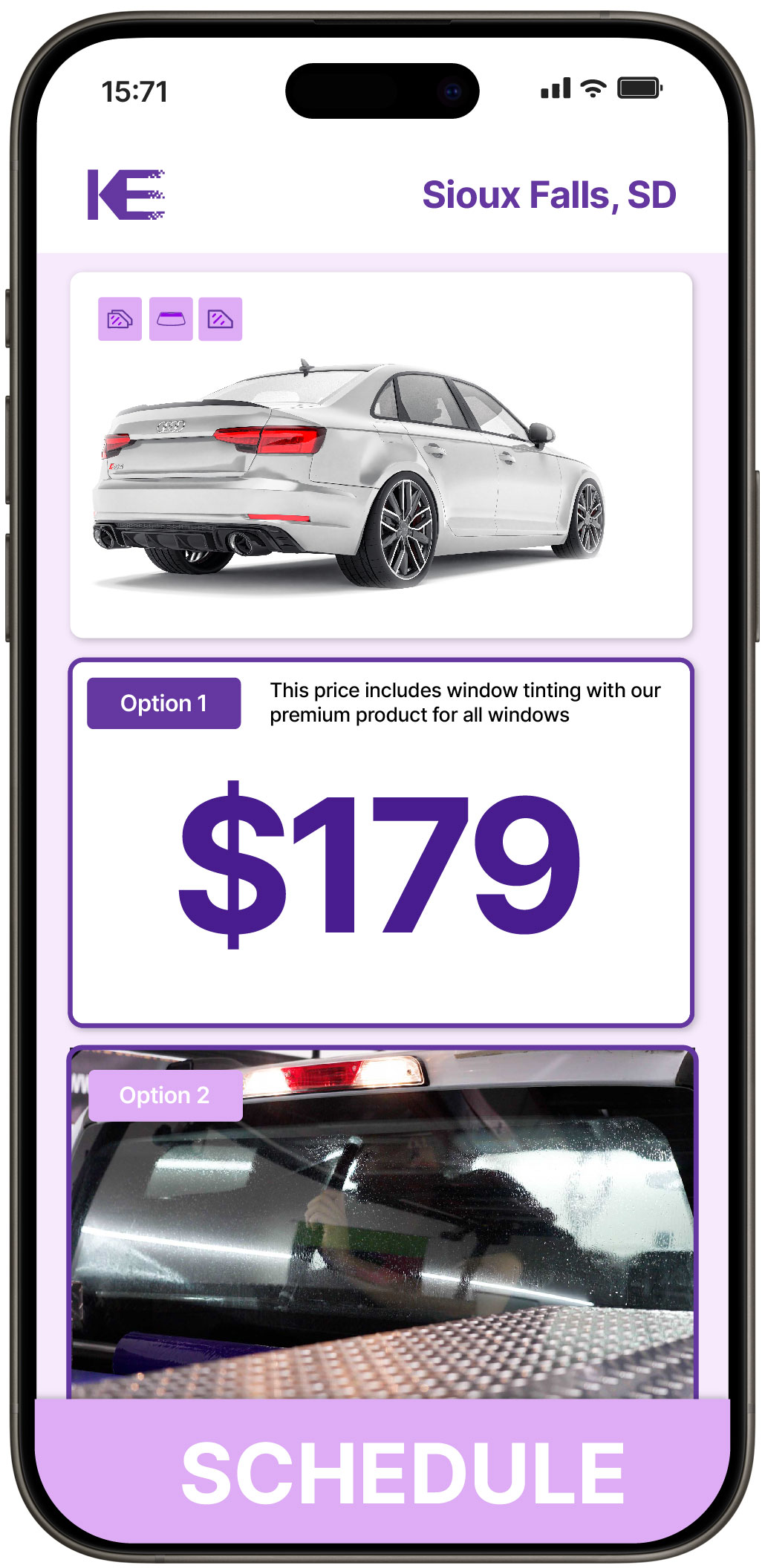 View Affordable Car Window Tinting Prices in Sioux Falls, South Dakota
