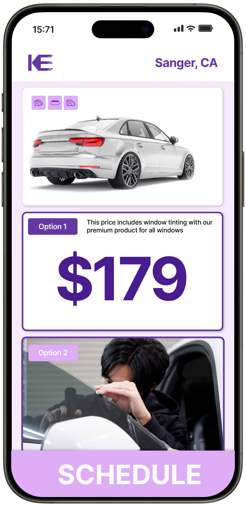 View Reasonable Car Window Tinting Prices in Sanger, California