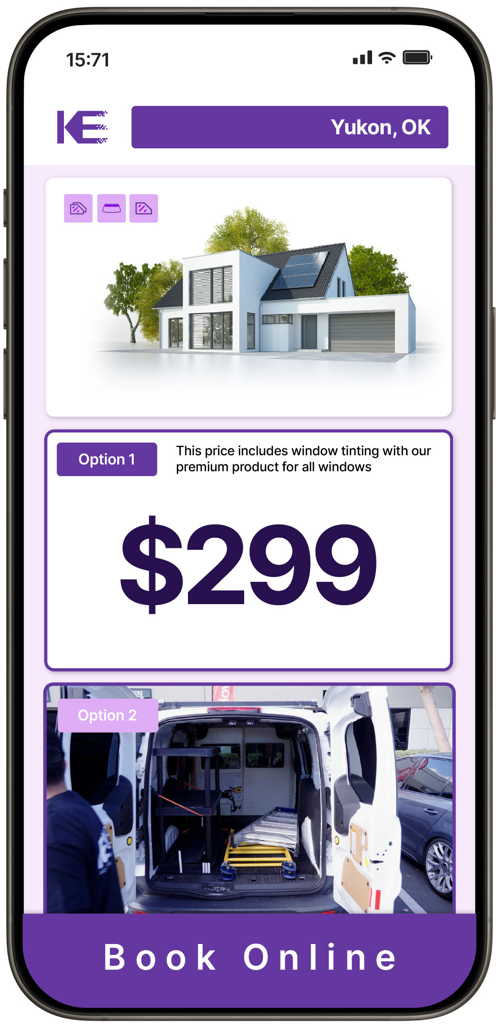 View Competitive Home Window Tinting Costs in Yukon, Oklahoma