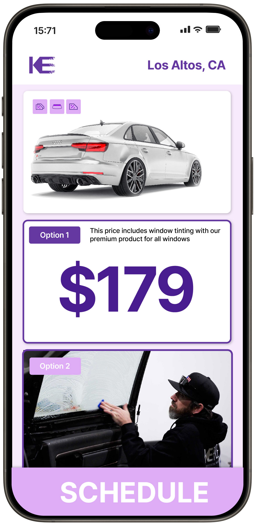 View Reasonable Car Window Tinting Rates in Los Altos, California