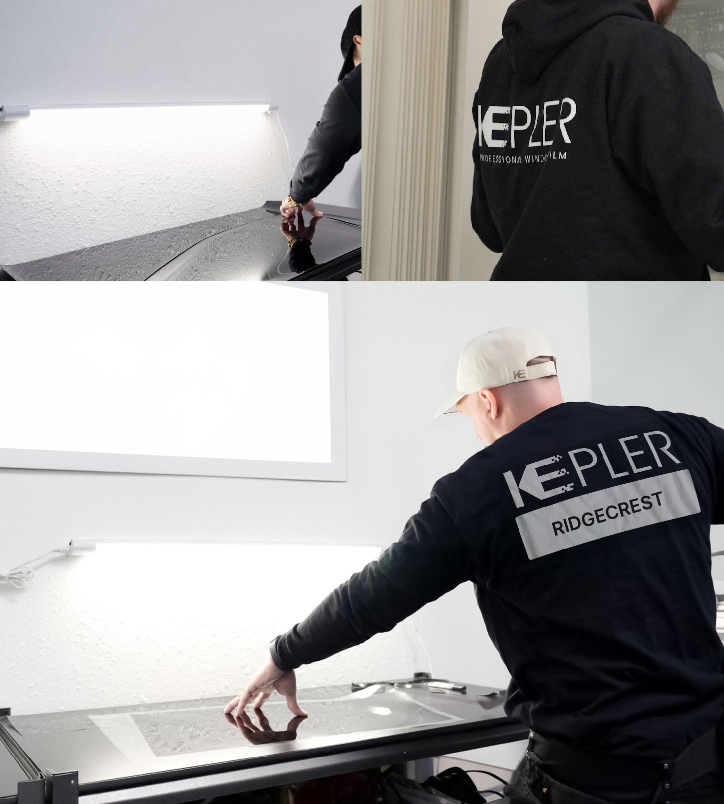Window Tinting Specialist Cutting Film in Ridgecrest, California