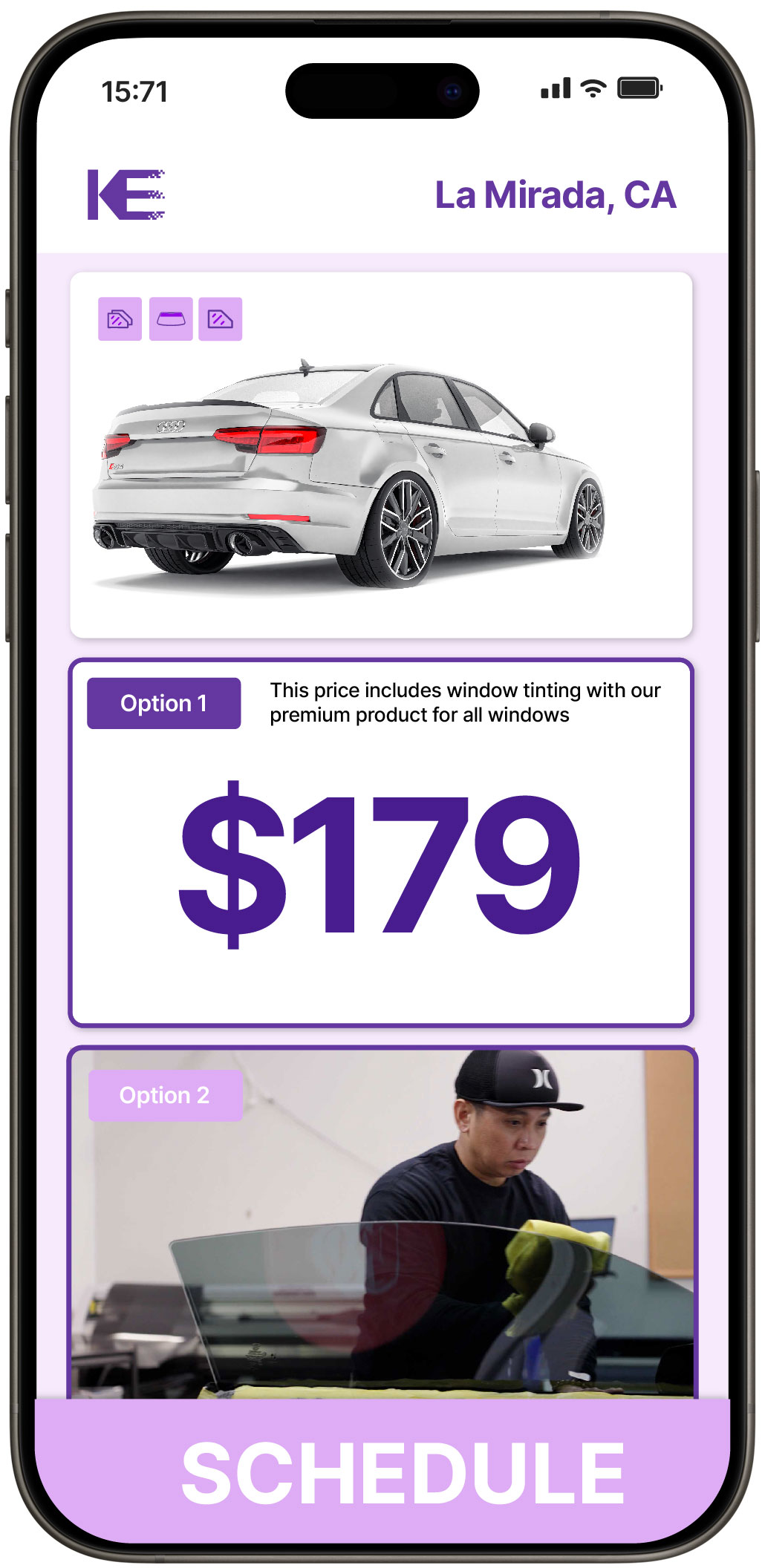 View Reasonable Car Window Tinting Rates in La Mirada, California