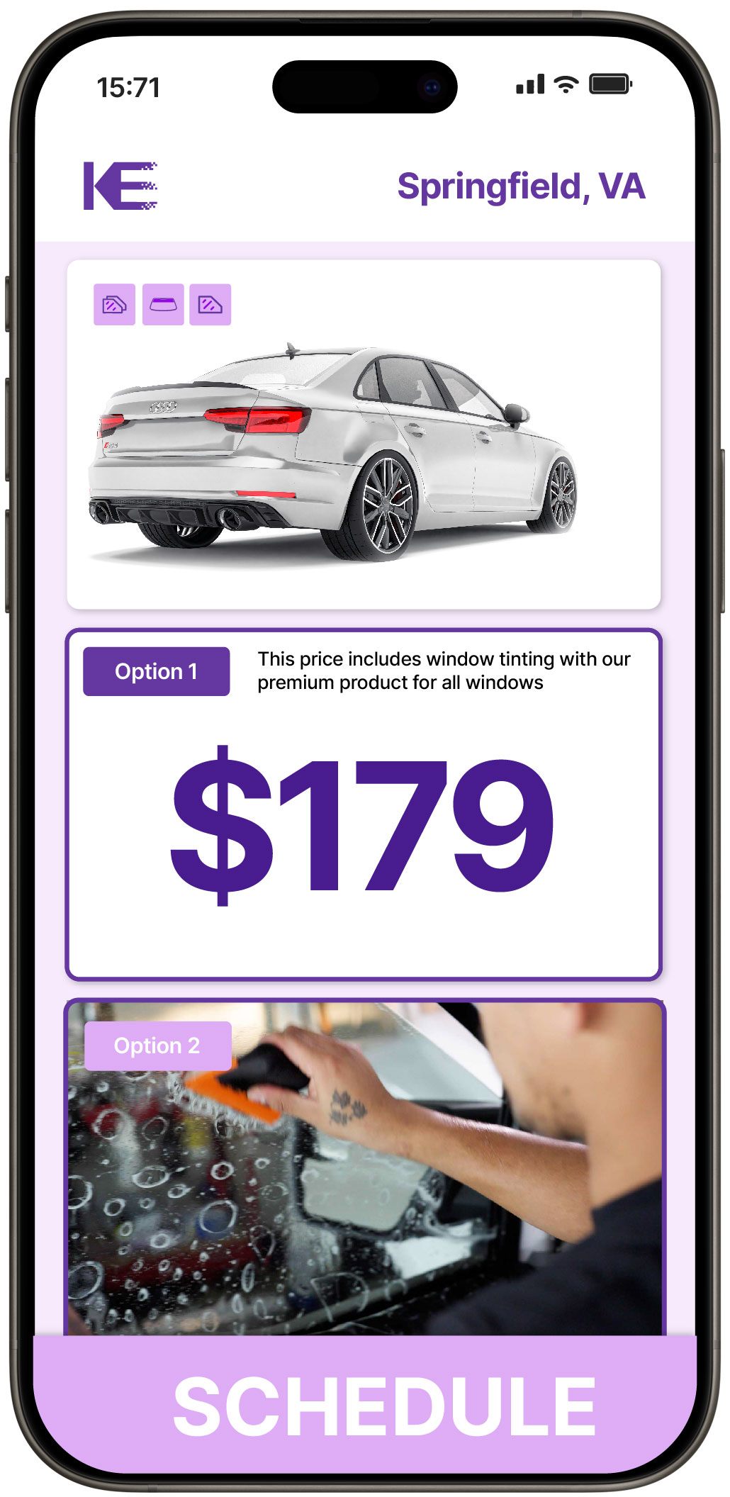 View Competitive Car Window Tinting Prices in Springfield, Virginia