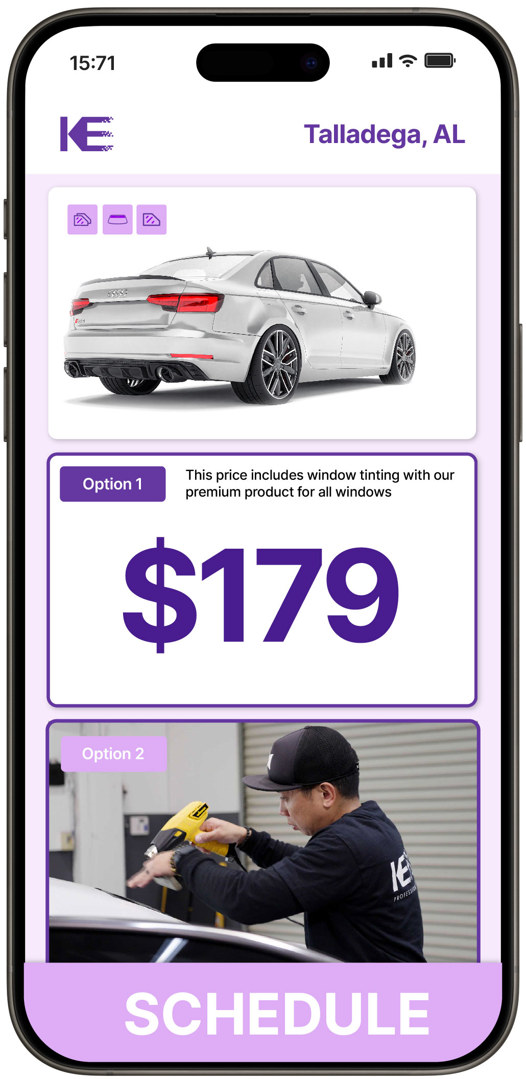 View Reasonable Car Window Tinting Prices in Talladega, Alabama