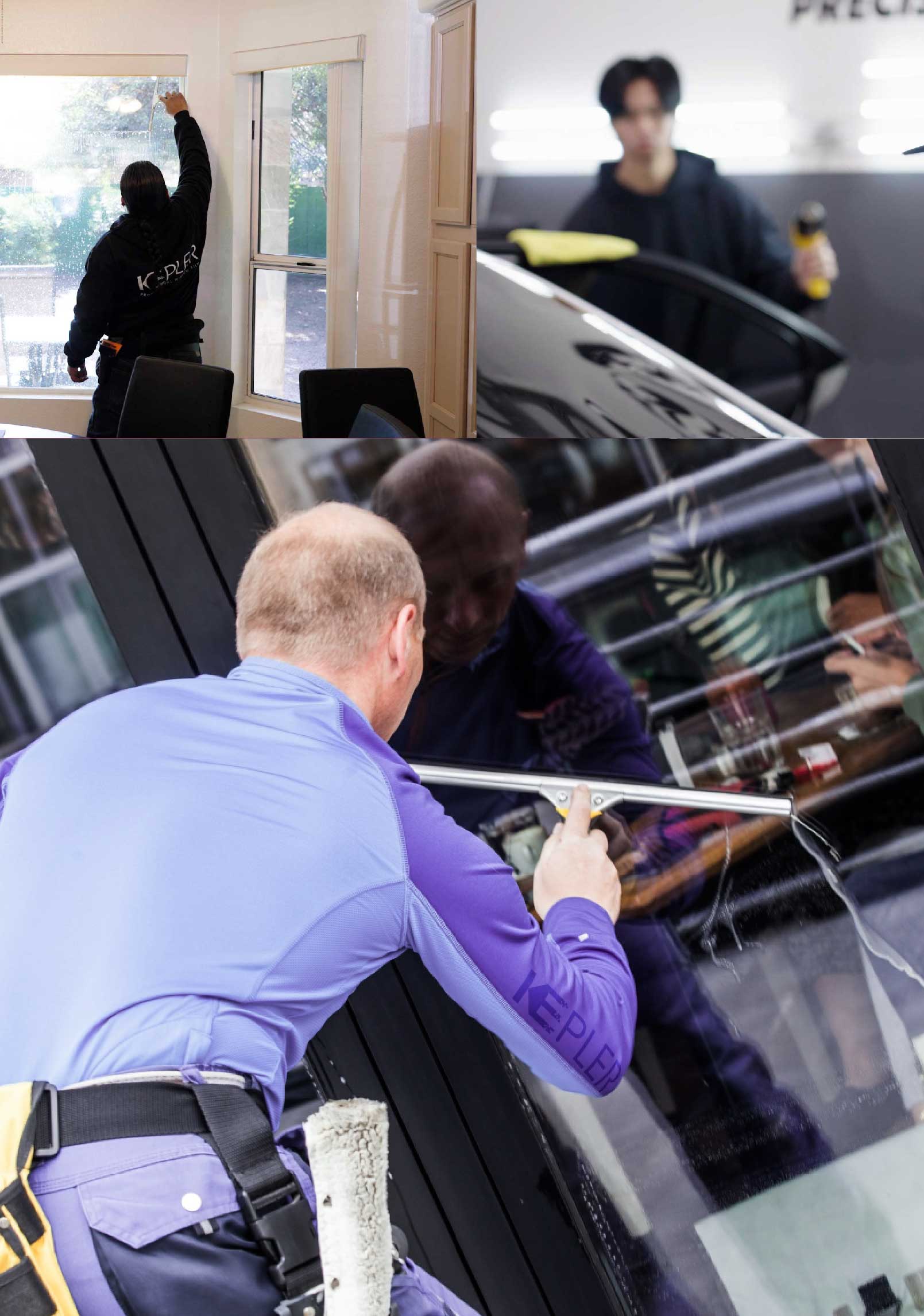 Kepler Expert Applying Anti-Graffiti Window Film to a Port Arthur Shop Front