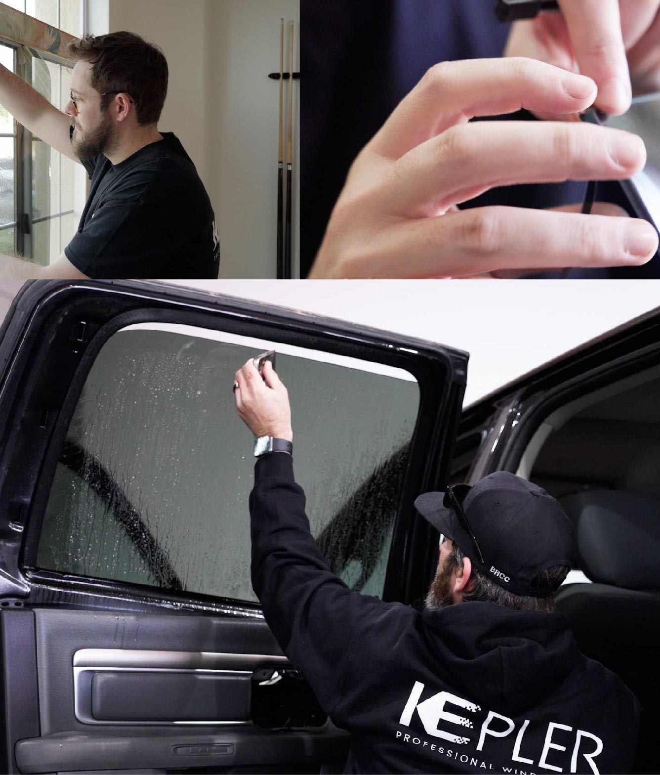 Kepler Window Tinting Specialists at Work in Huntington Beach, California