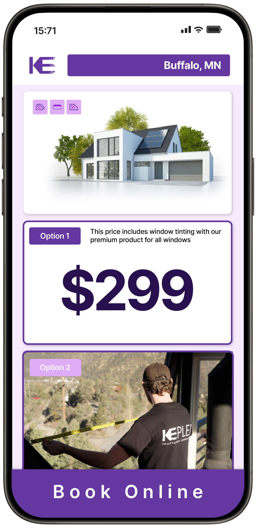 View Competitive Home Window Tinting Prices in Buffalo, Minnesota