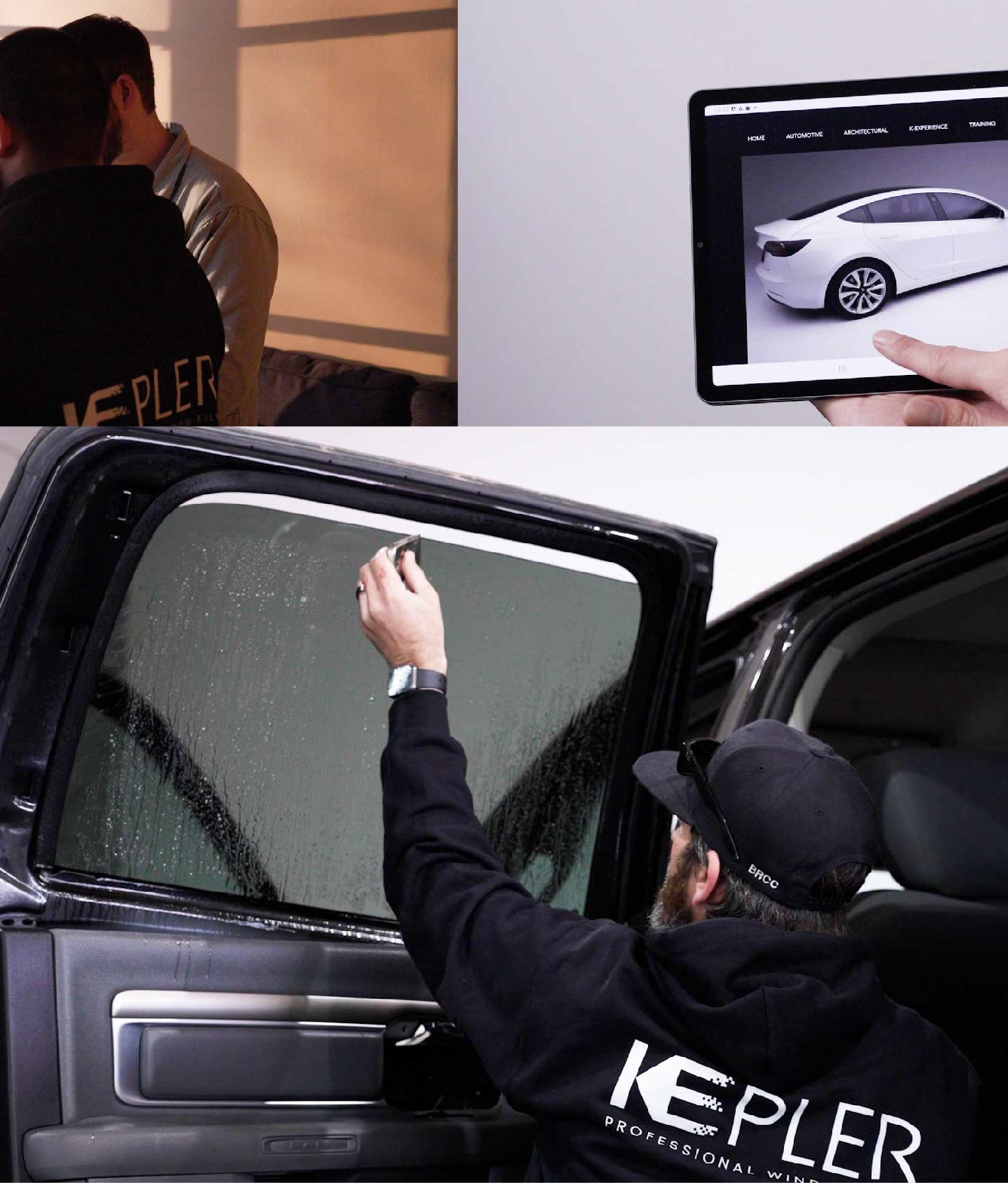 Kepler Window Tinting Specialists at Work in Canyon Lake, Texas