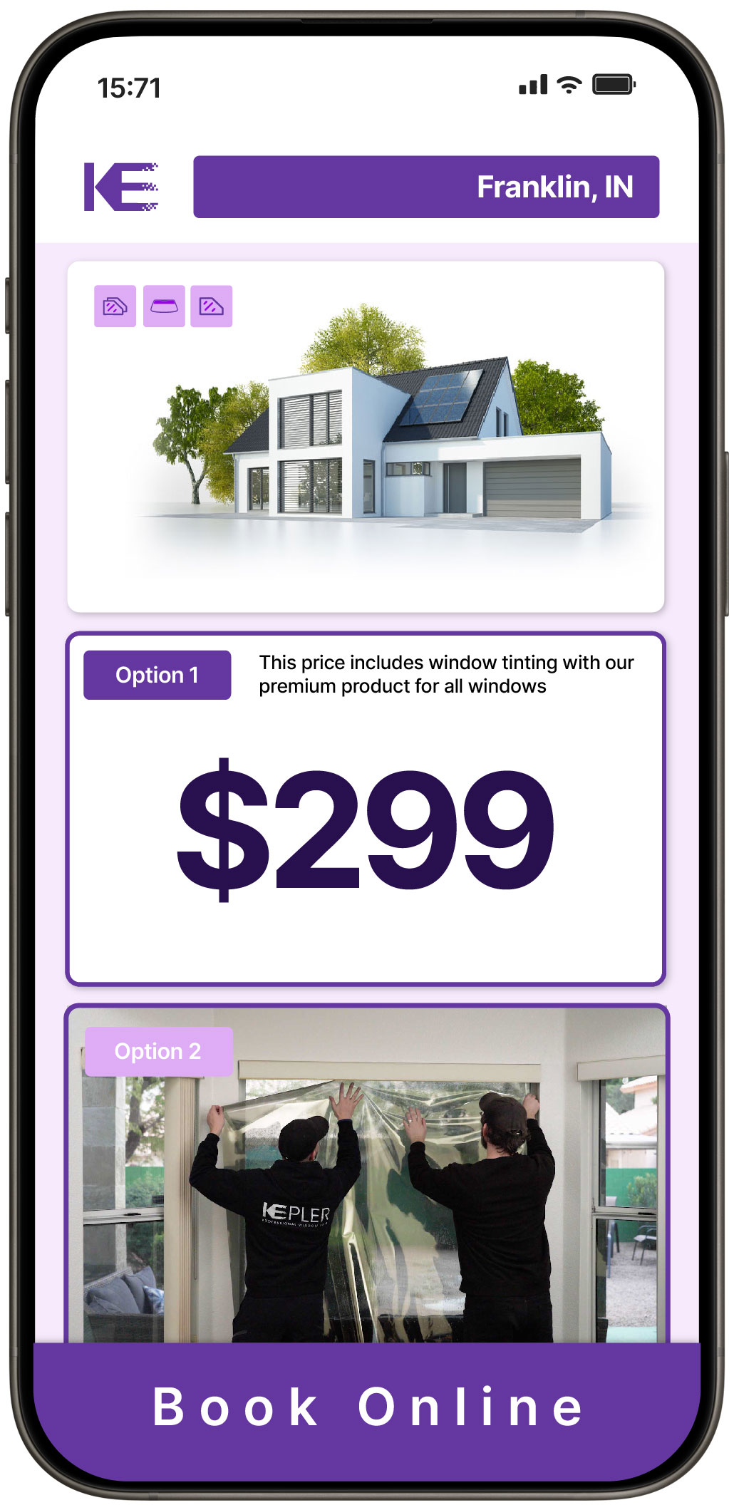 View Reasonable Home Window Tinting Rates in Franklin, Indiana
